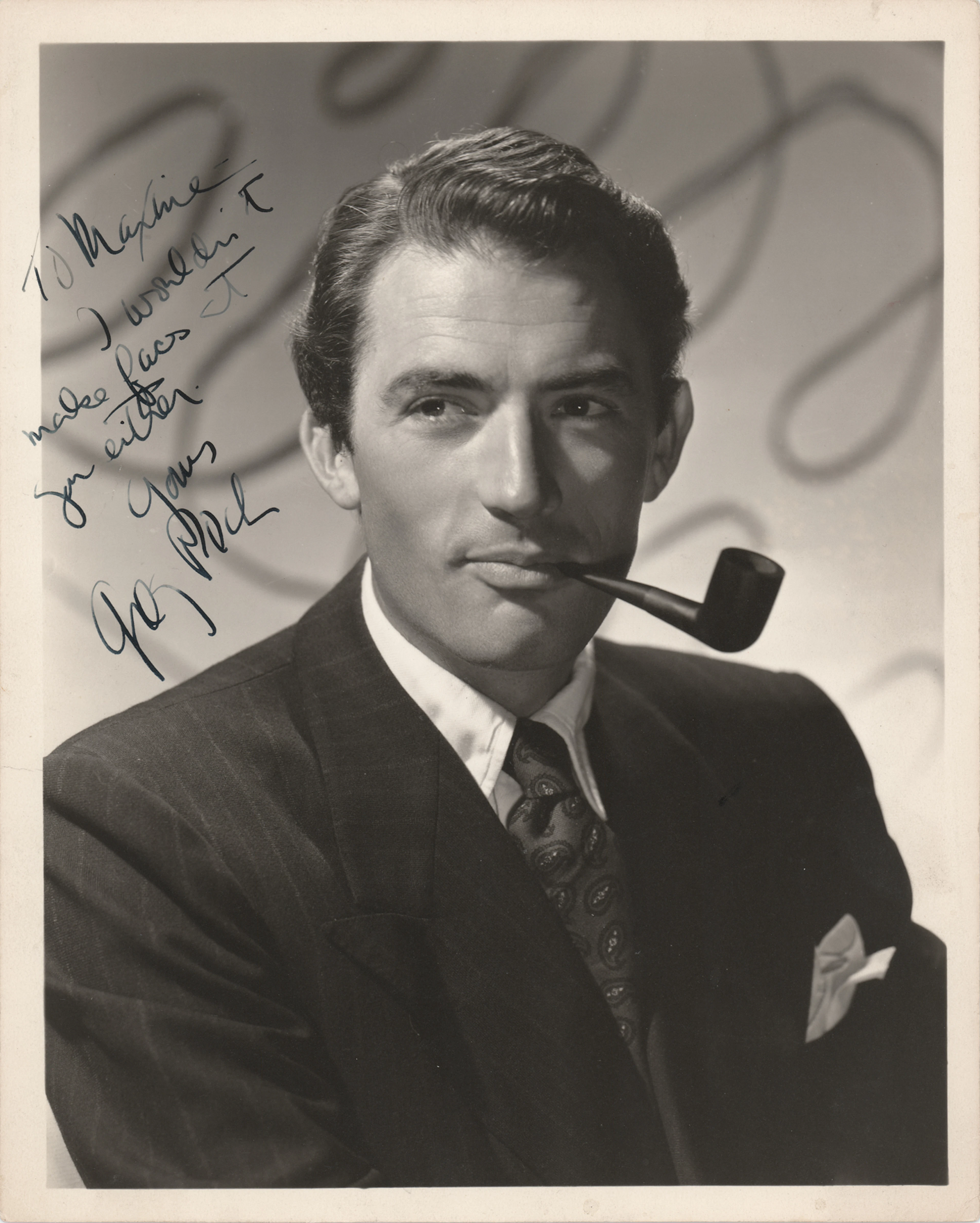 Gregory Peck Signed Photograph