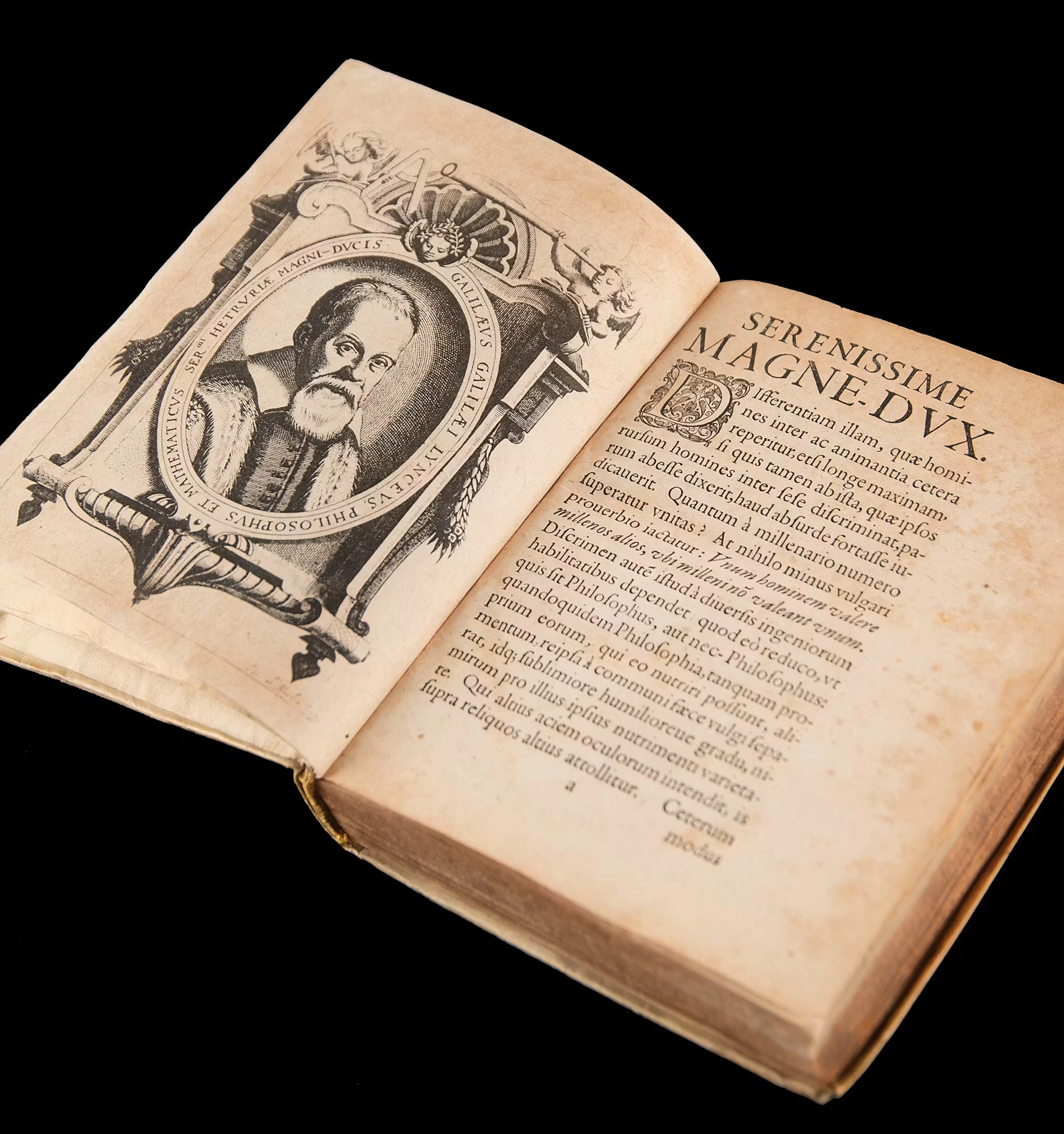 Galileo Galilei: First Latin Edition of Systema Cosmicum (1635)