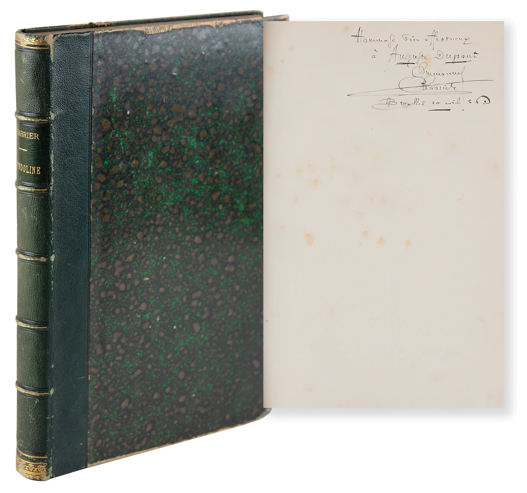 Emmanuel Chabrier Signed 1886 ‘Gwendoline’ Hardcover Piano-Vocal Score
