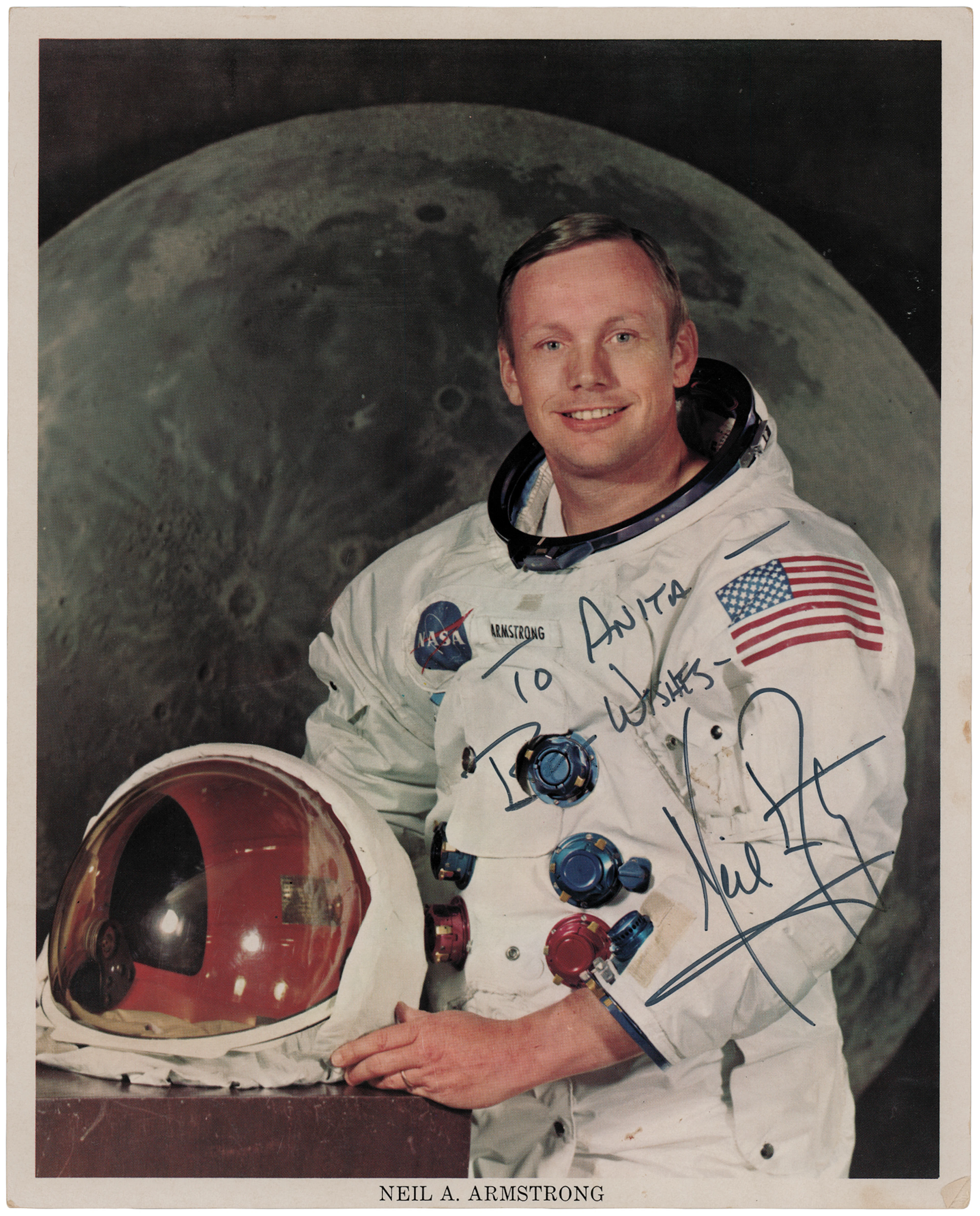 Neil Armstrong Signed Photograph