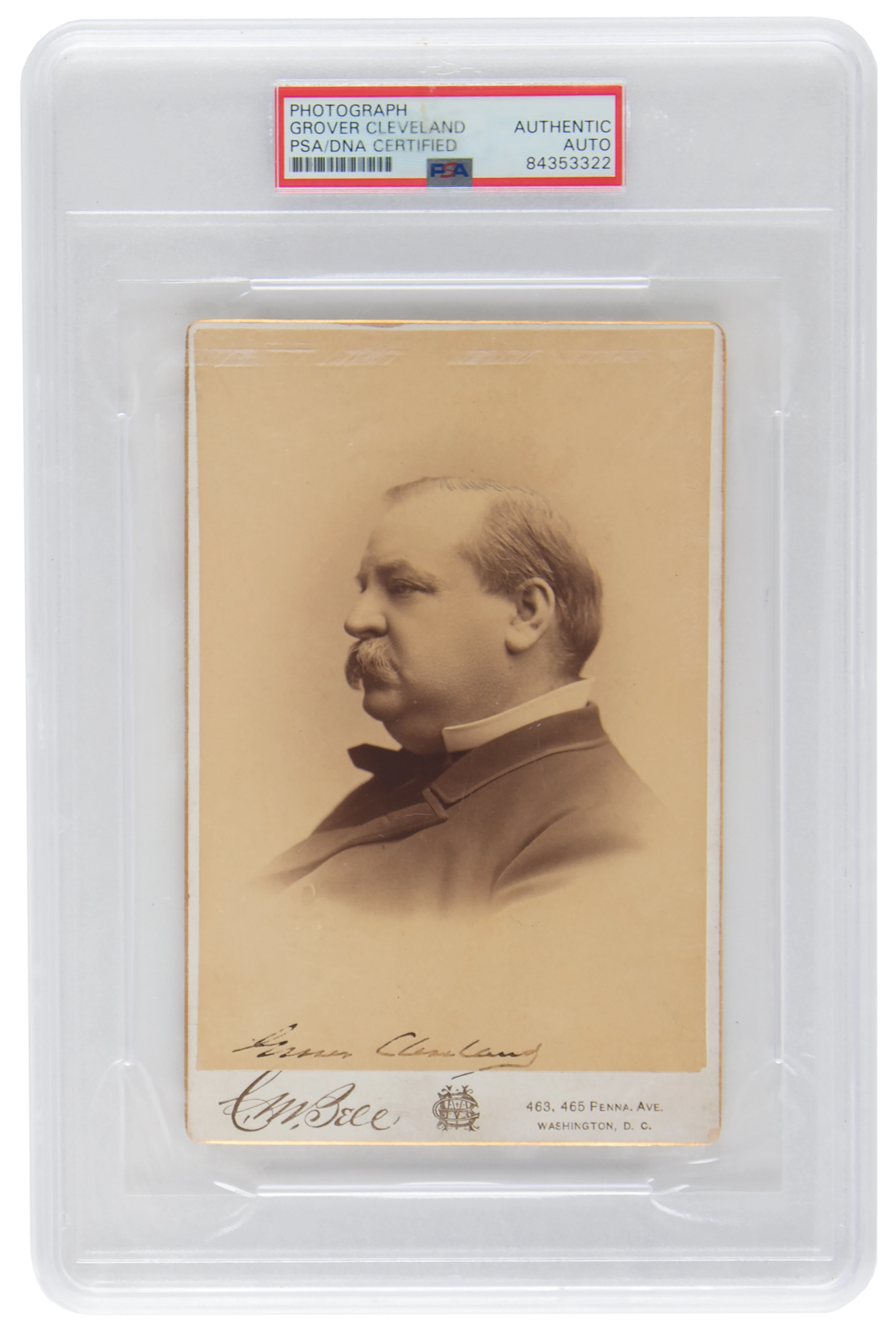 Grover Cleveland Signed Photograph