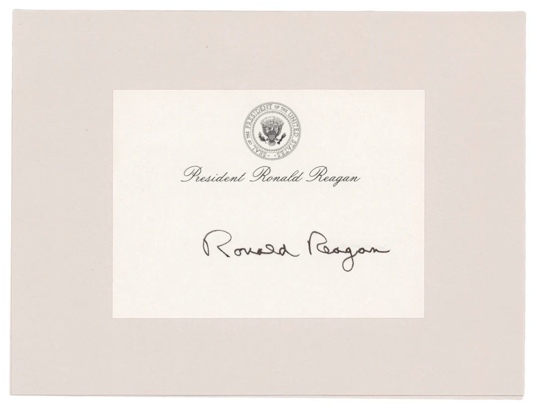 Ronald Reagan Signature