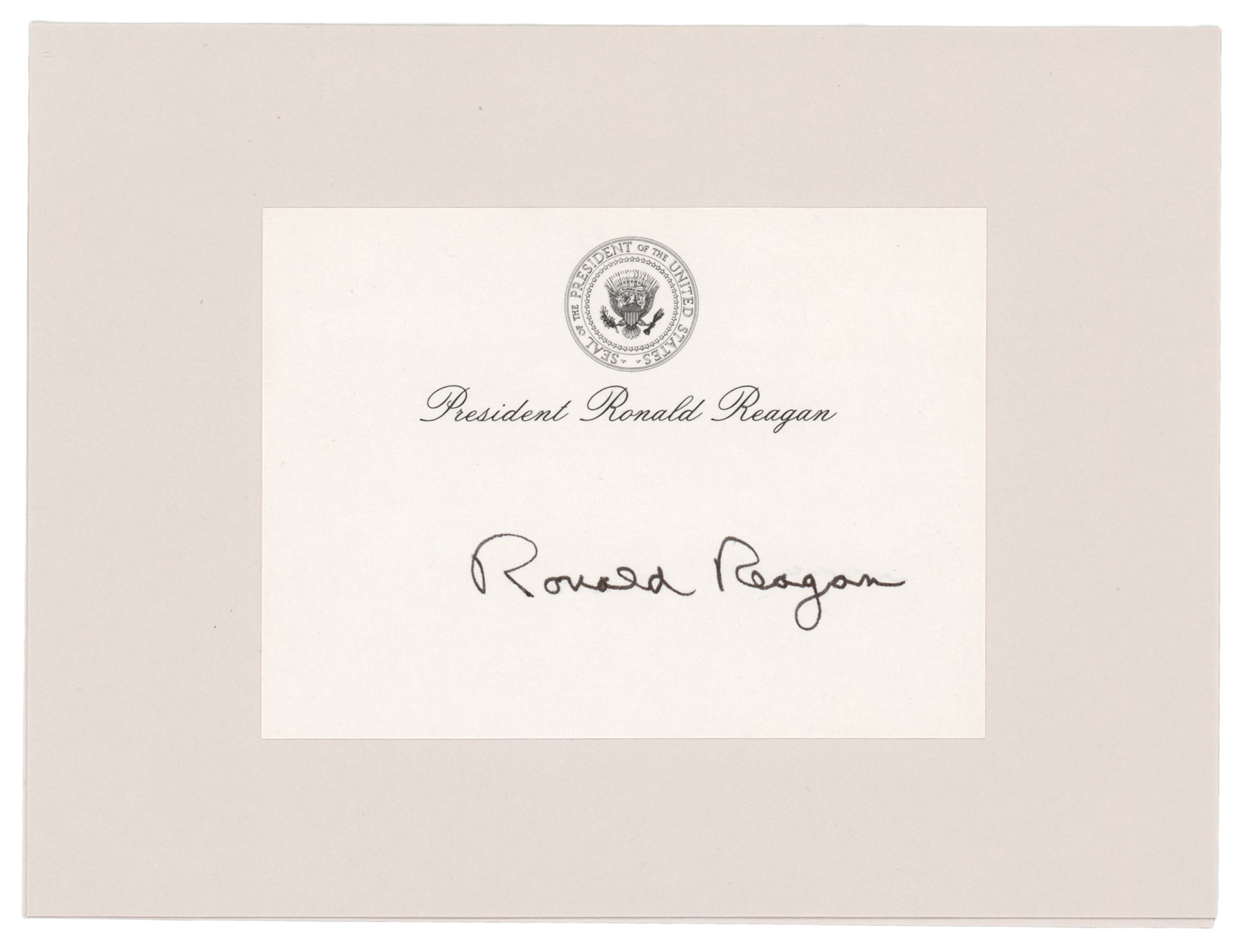 Ronald Reagan Signature