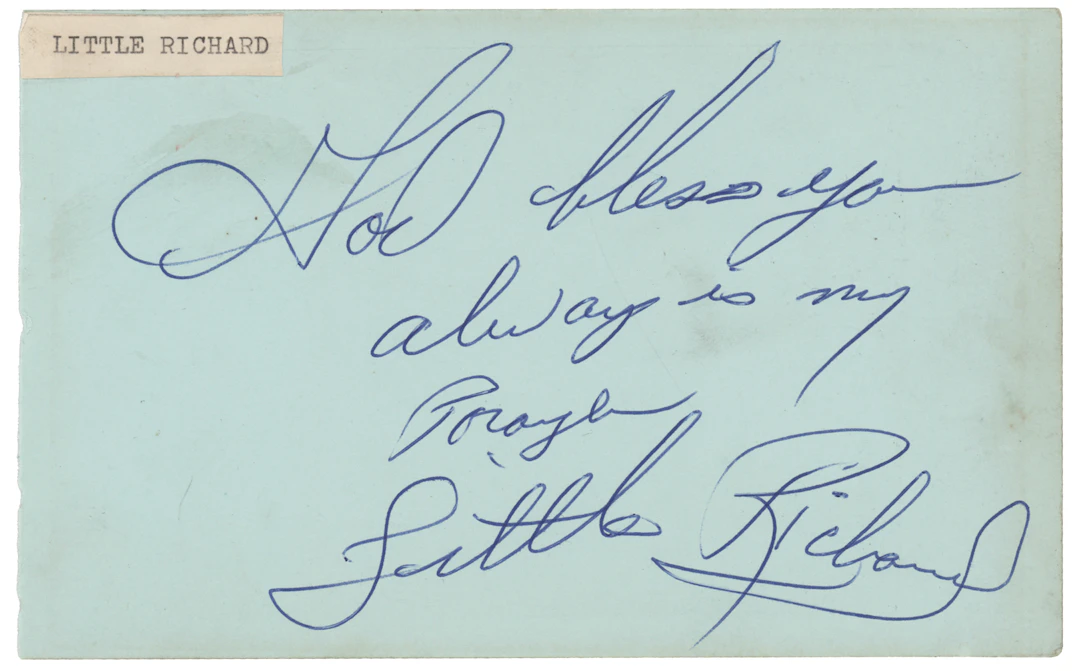Little Richard Signature