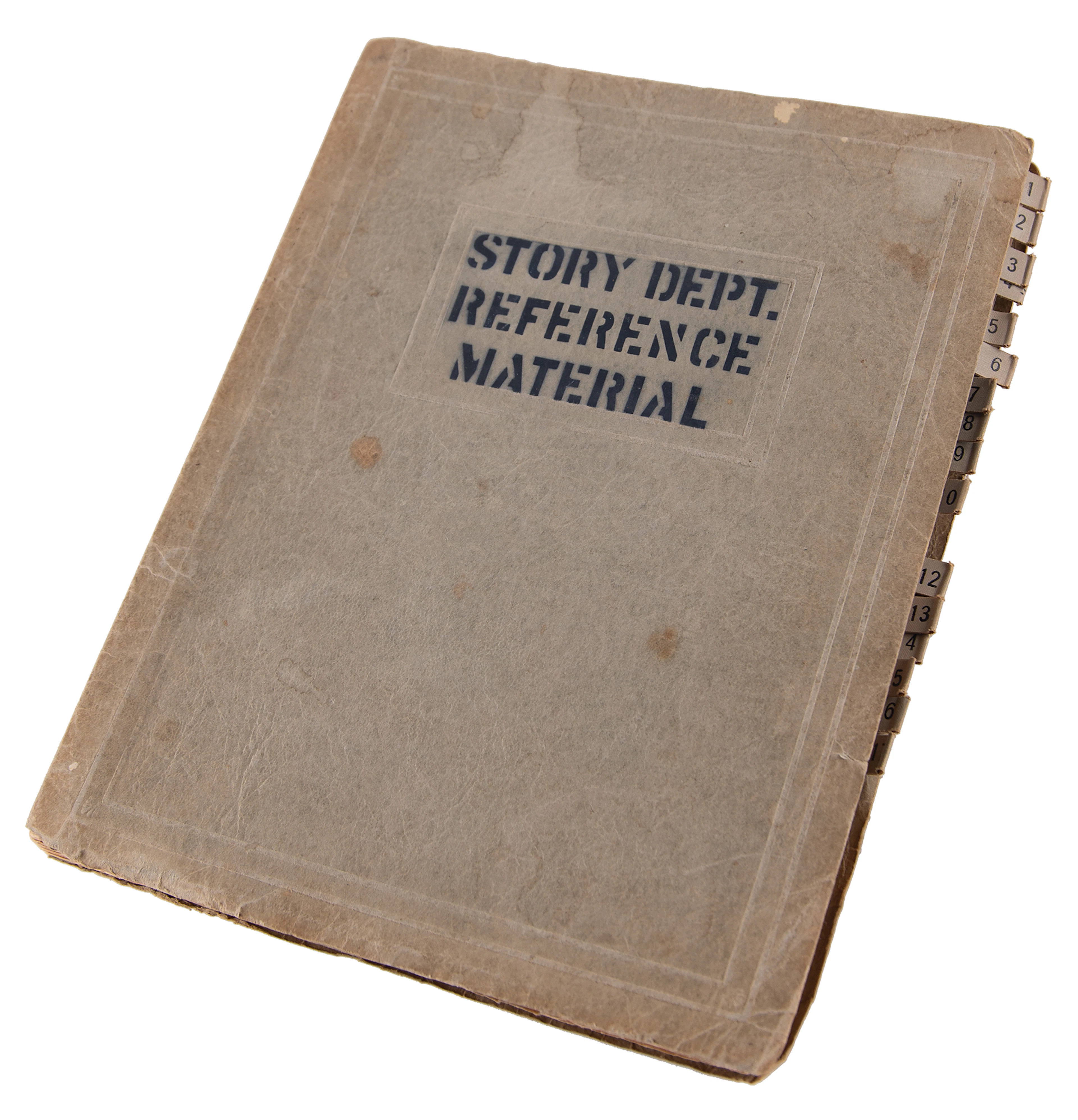 Walt Disney Studios: Story Department Reference Material Handbook (1939)