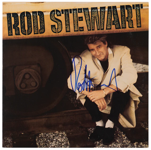 Rod Stewart Signed Album - Self-Titled