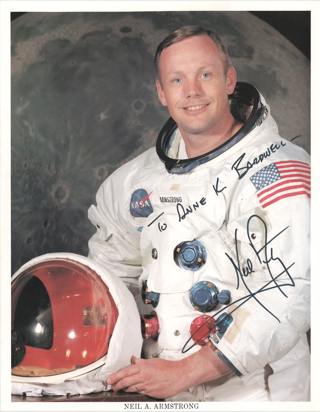 Neil Armstrong Signed Photograph