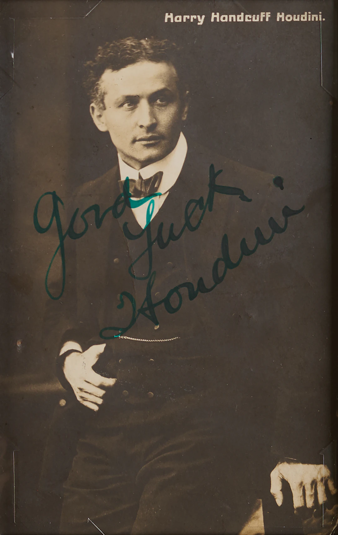 Harry Houdini Signed Photograph