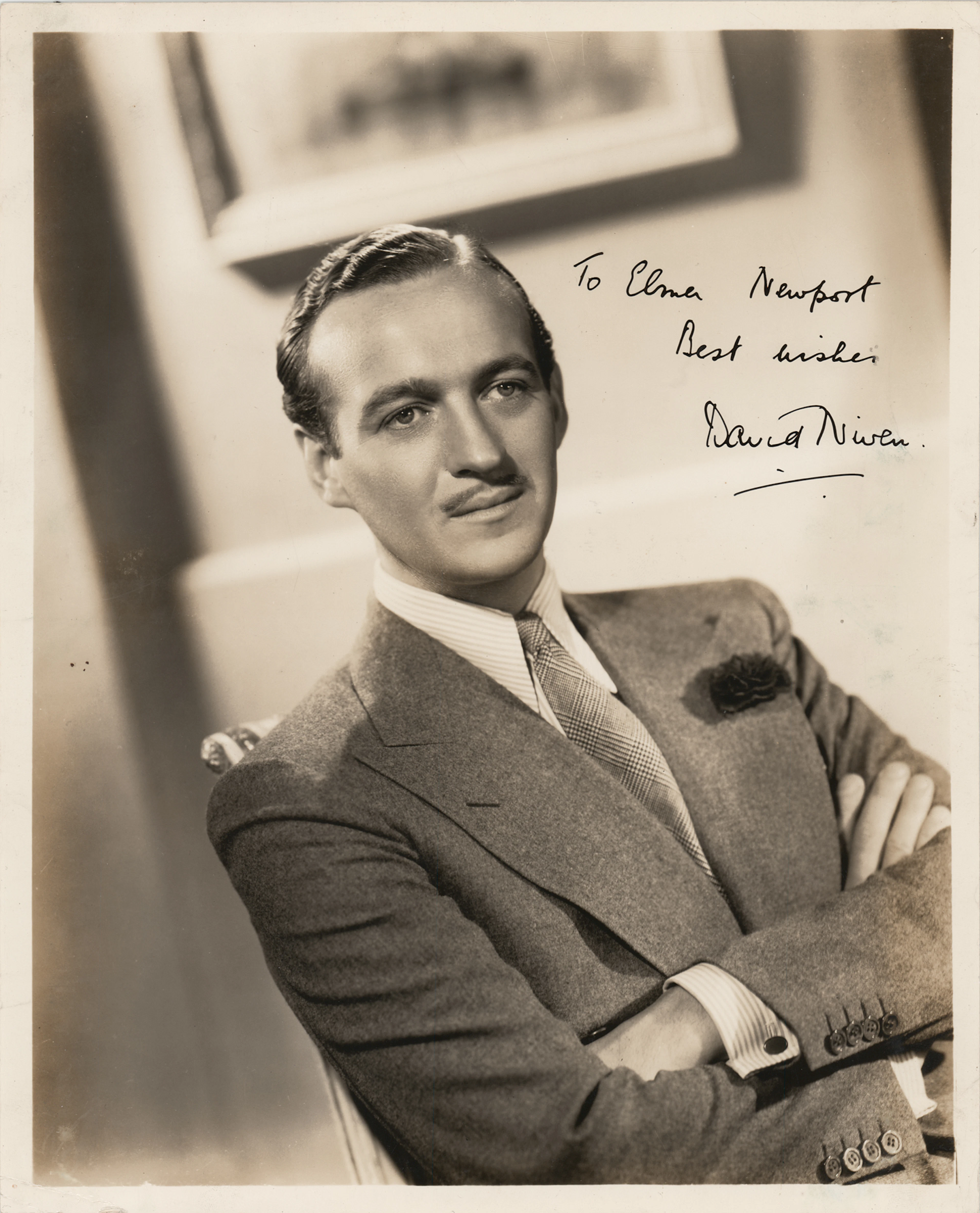 David Niven Signed Photograph
