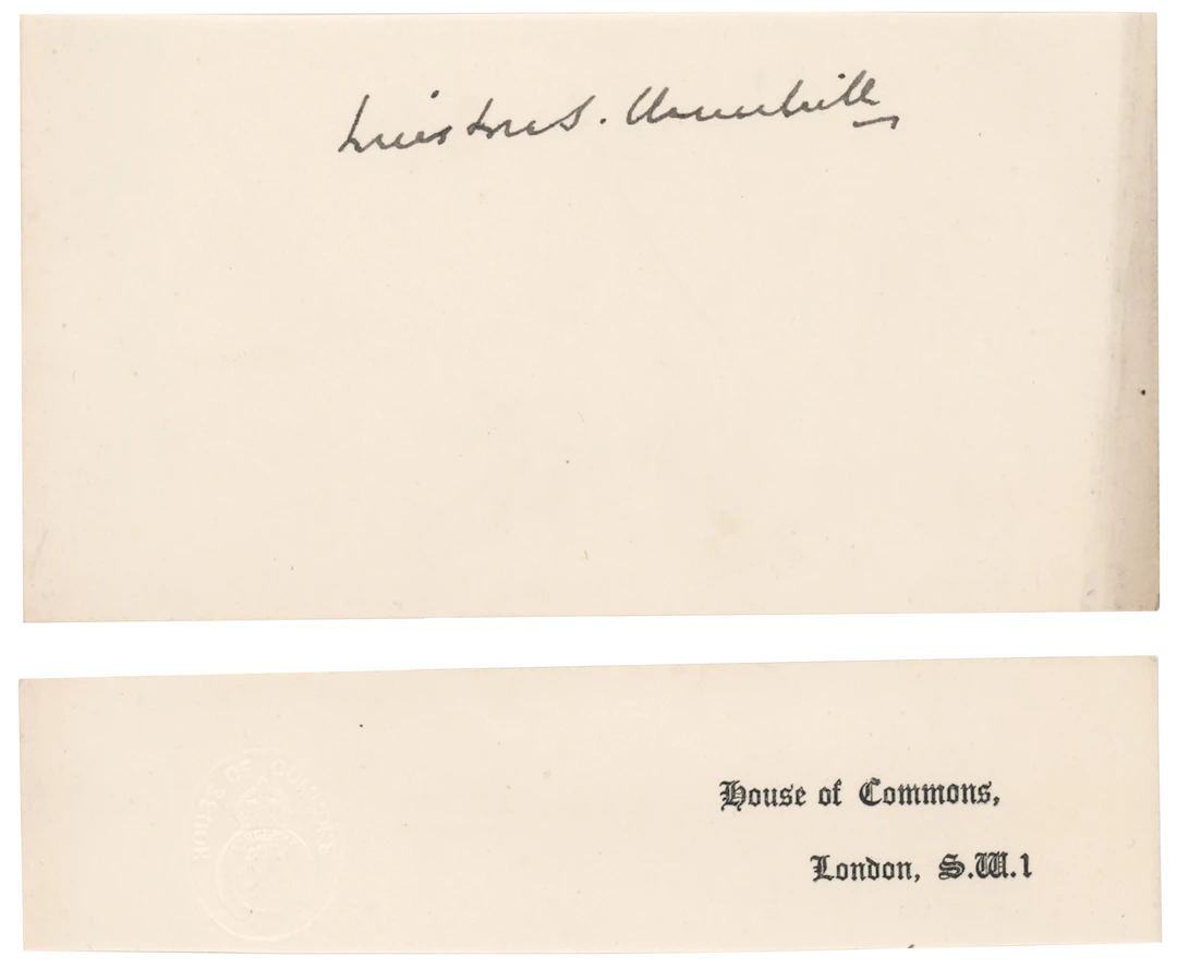 Winston Churchill Signature