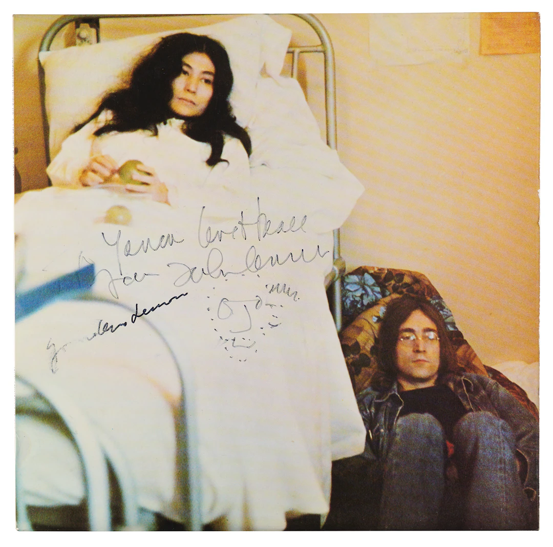 Beatles: John Lennon and Yoko Ono Signed Album - Unfinished Music