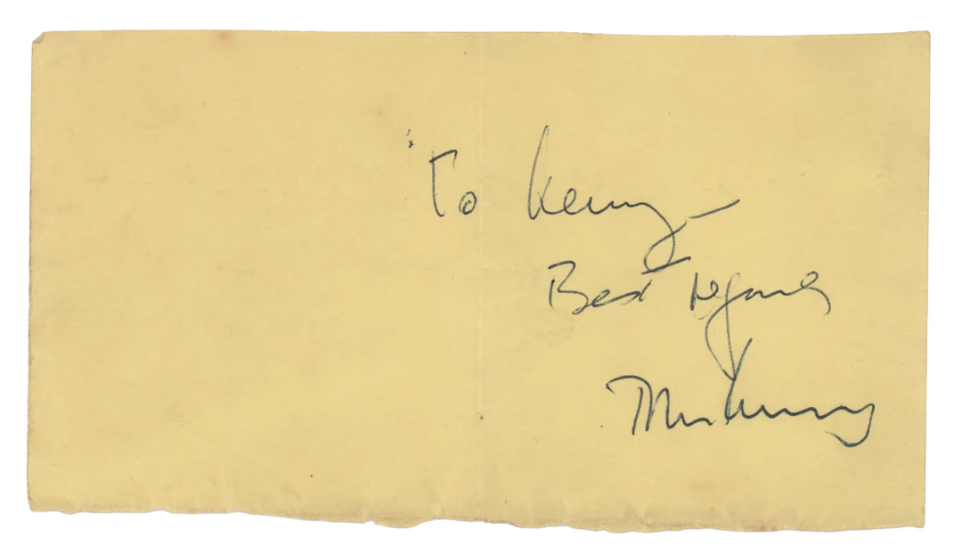 John F. Kennedy Signature