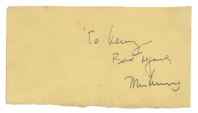 John F. Kennedy Signature