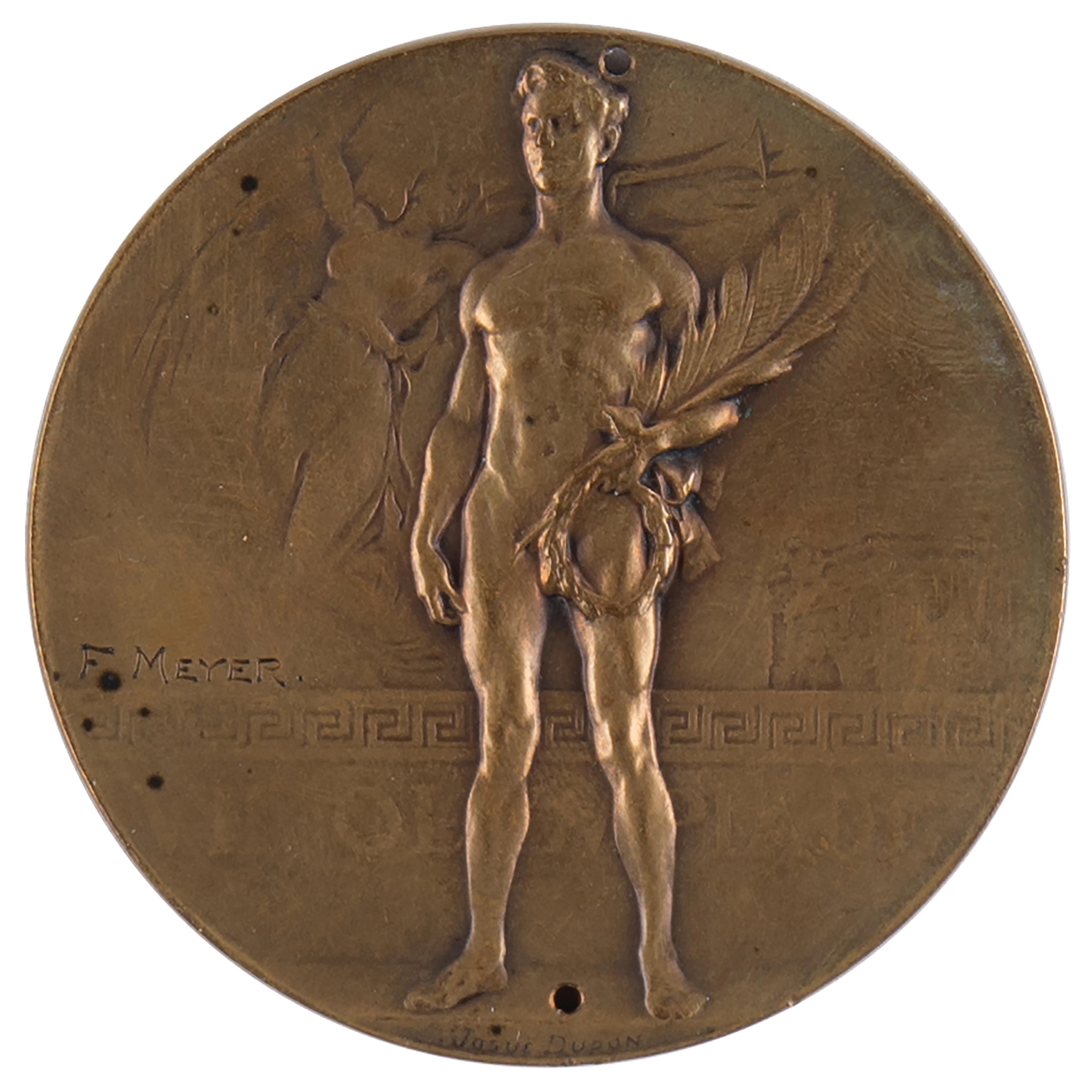 Antwerp 1920 Olympics Bronze Winner's Medal