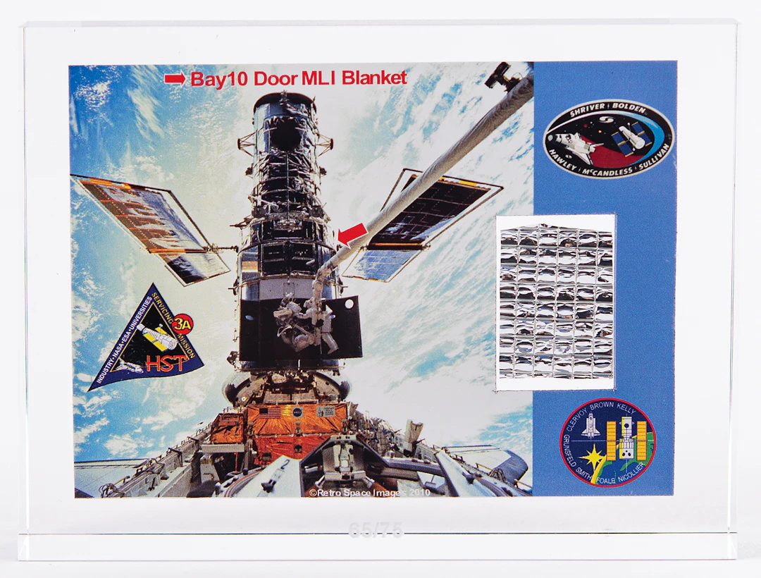 Hubble Space Telescope Flown Insulation (Ltd. Ed. #65/75)