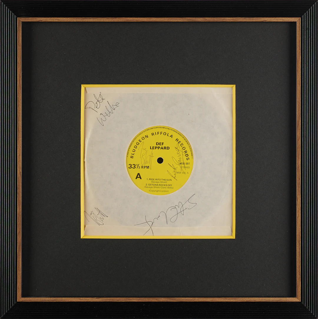 Def Leppard Signed 'The Def Leppard E.P.' - Yellow-Label Second Pressing (1979)