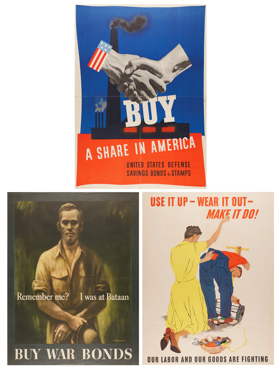 World War II Posters (3) from the American Homefront