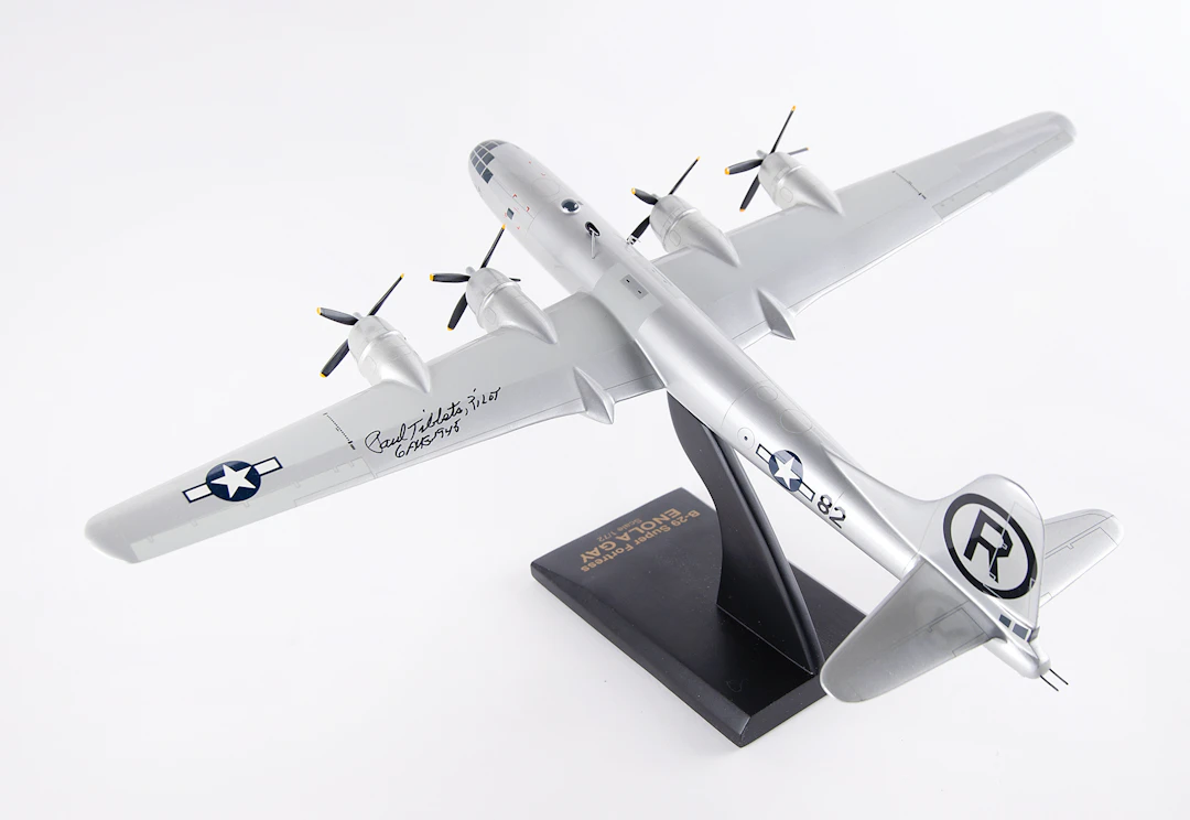 Enola Gay: Paul Tibbets Signed 'Enola Gay' Scale Model - 1:72 Scale