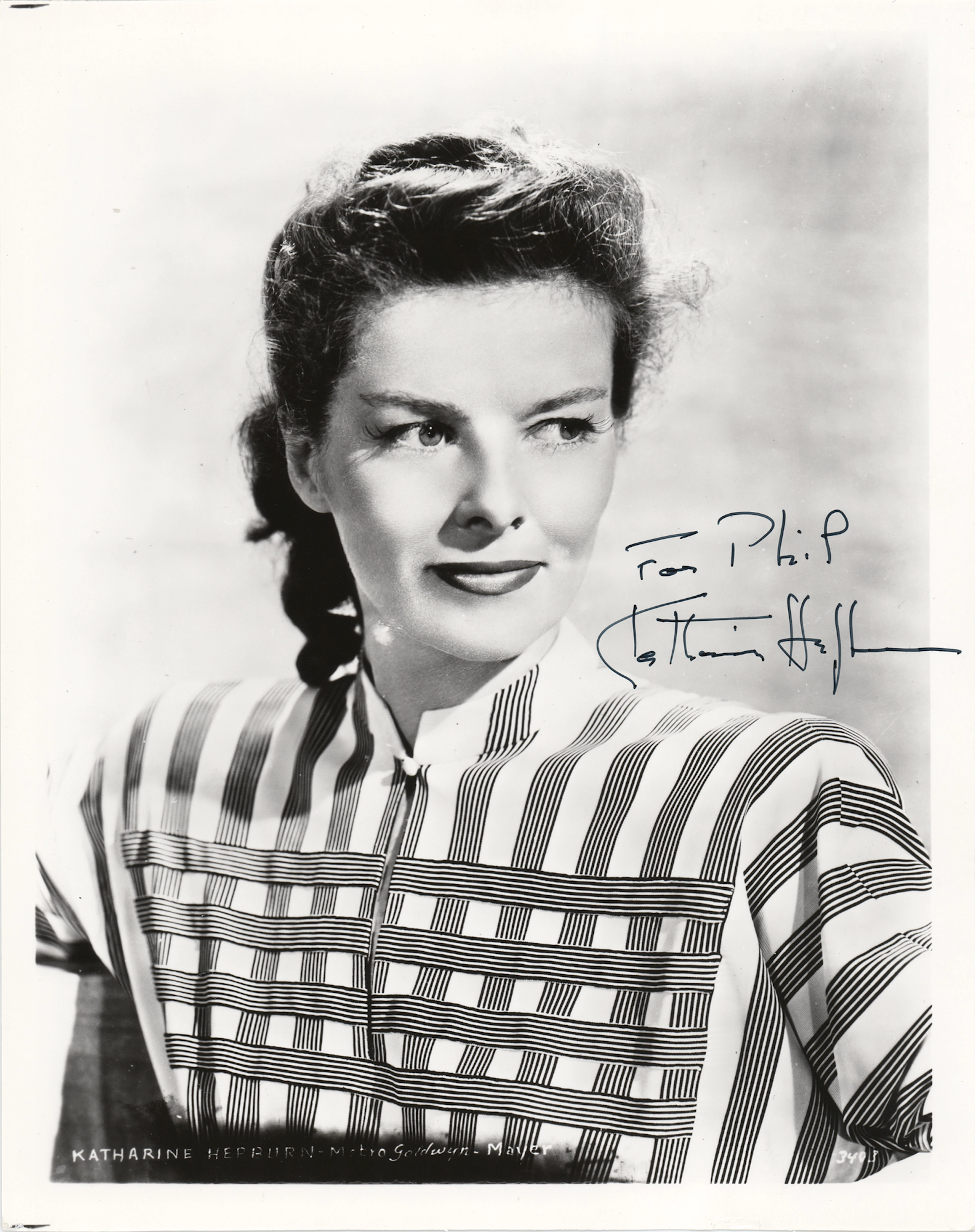 Katharine Hepburn Signed Photograph
