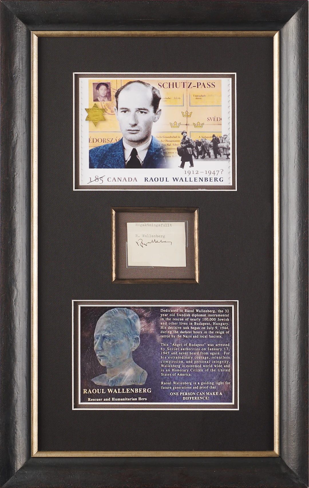 Raoul Wallenberg Signature