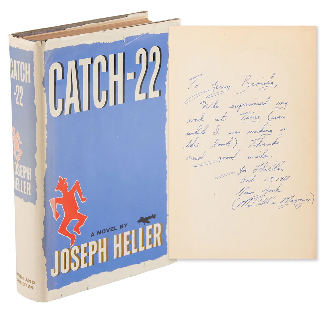 Joseph Heller Signed Book - Catch-22 (First Edition)