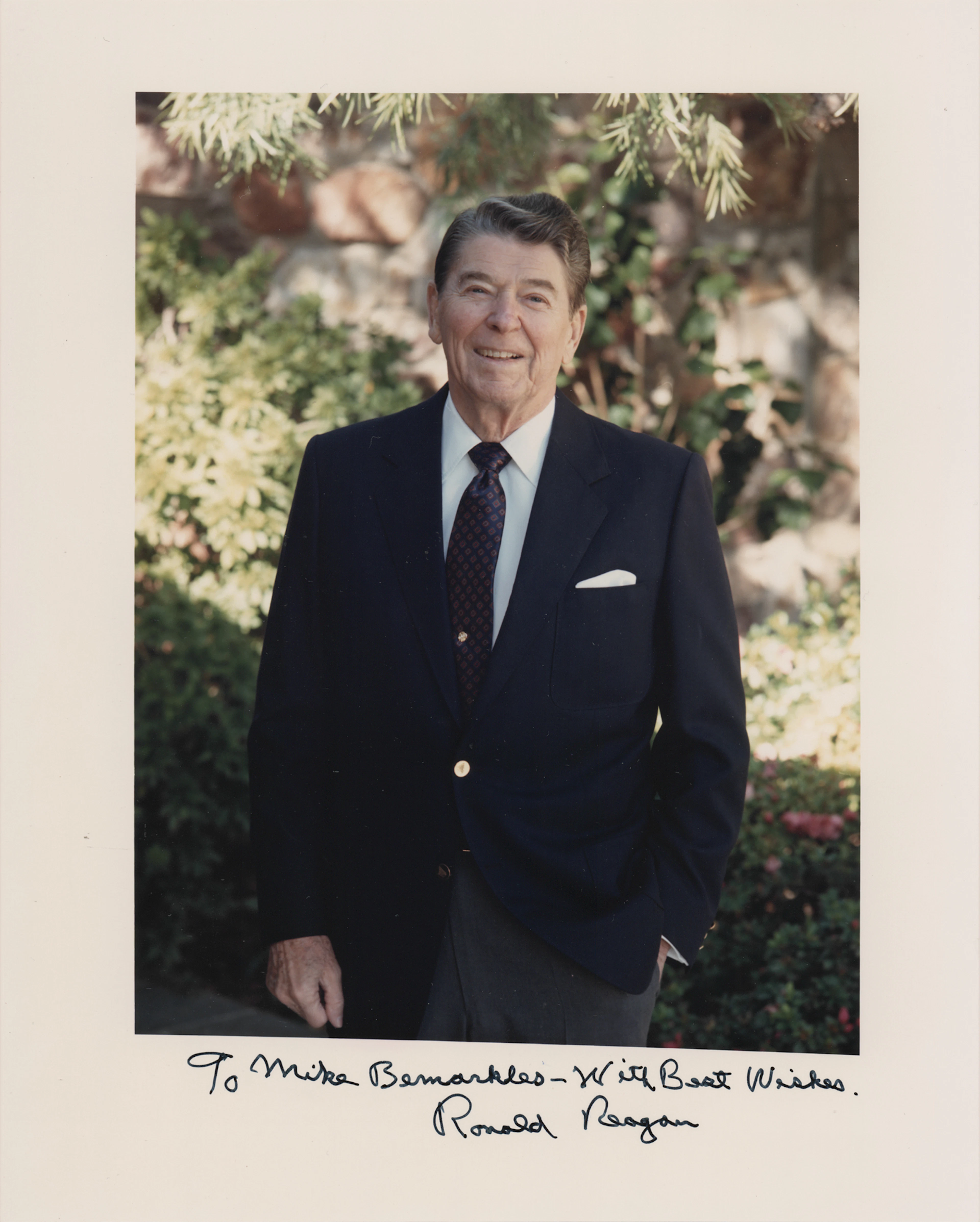 Ronald Reagan Signed Photograph