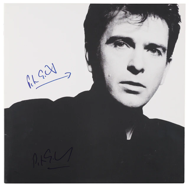 Peter Gabriel Signed Album - So
