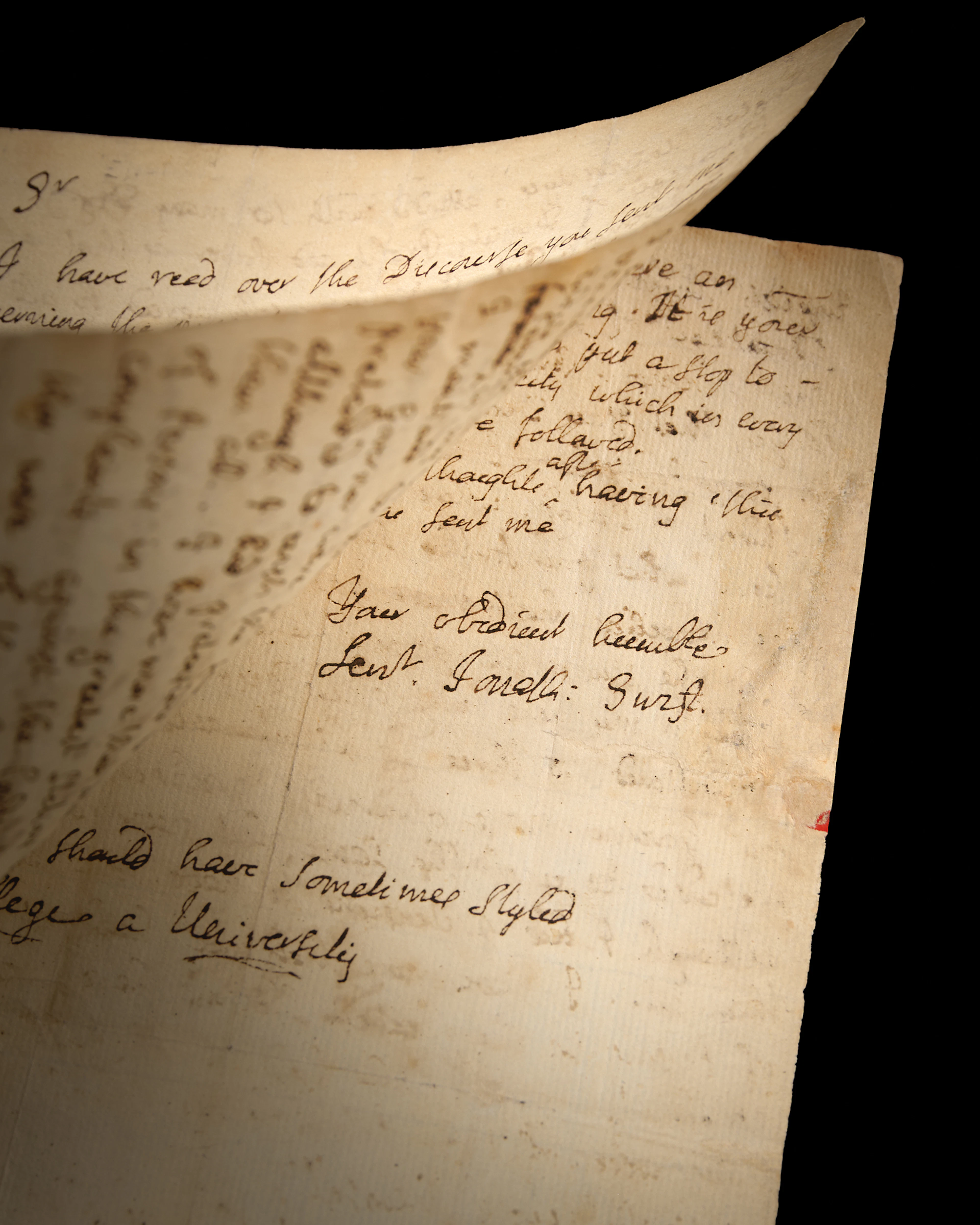 Jonathan Swift Autograph Letter Signed, Complaining About "Scribblers