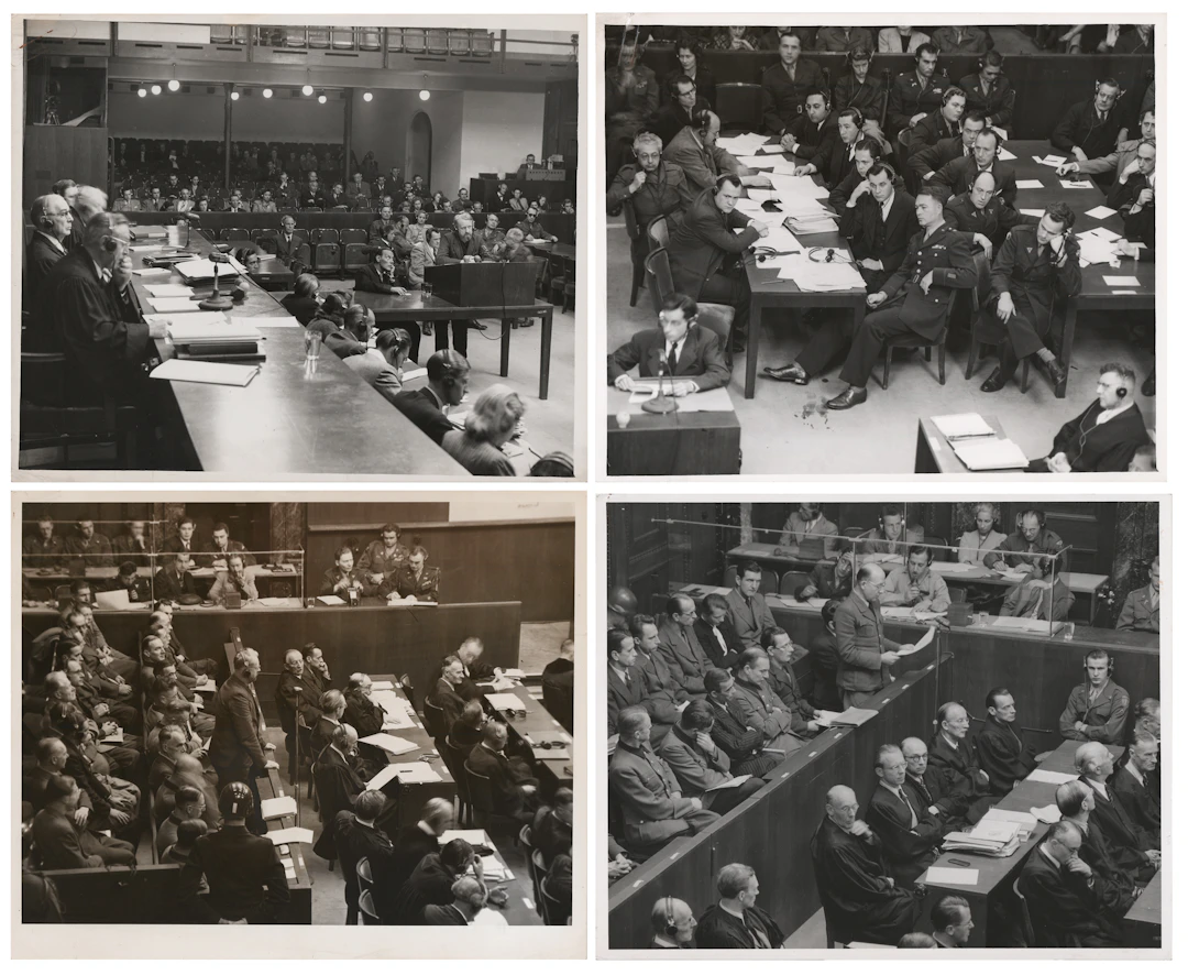 Nuremberg Doctors' Trial: (4) Original Press Photographs