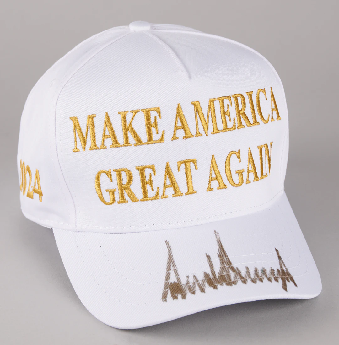 Donald Trump Signed Baseball Cap - Make America Great Again