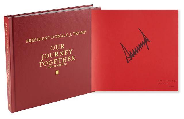 Donald Trump Signed Book - Our Journey Together (Ltd. Ed. #733)