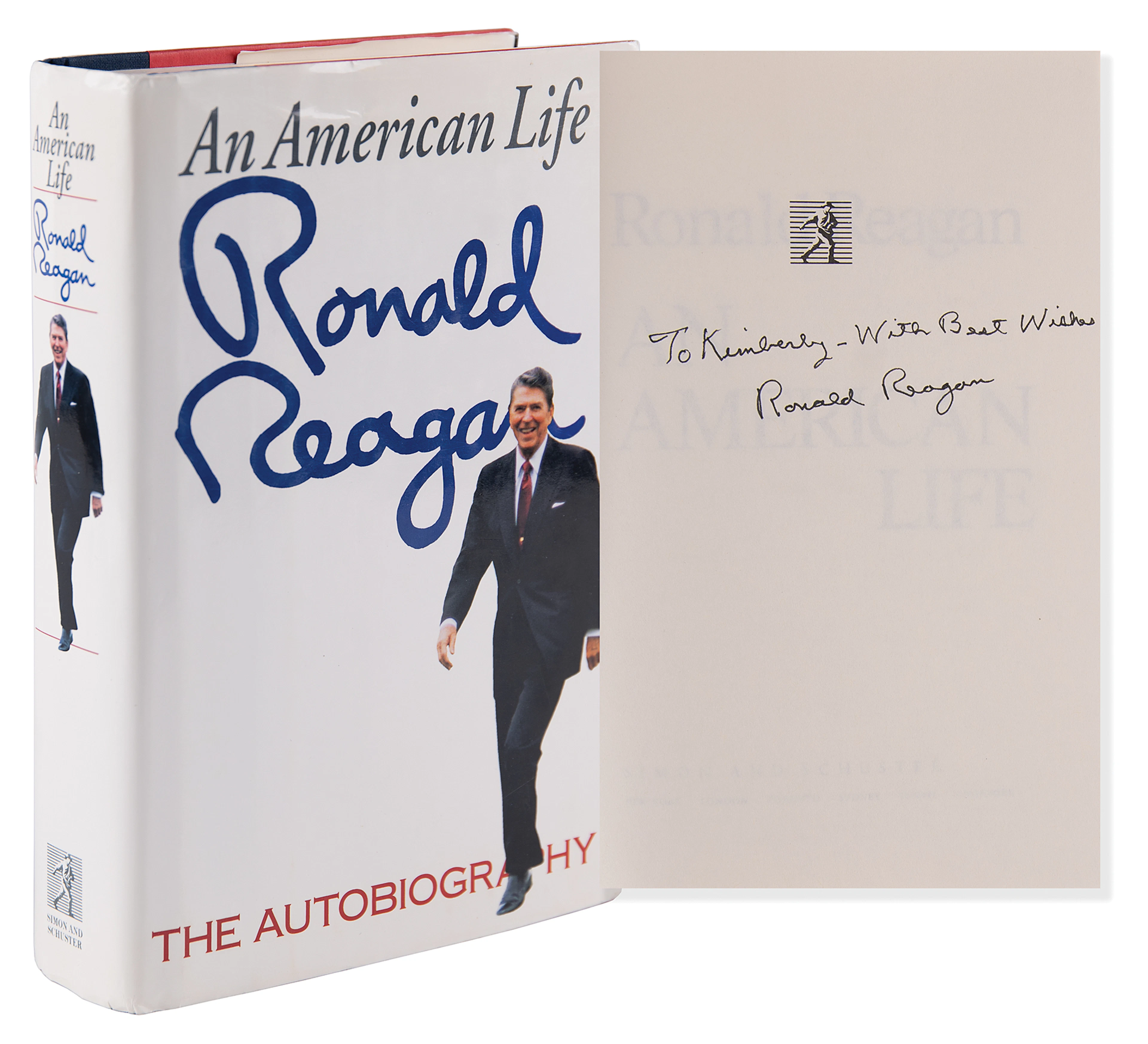 Ronald Reagan Signed Book - An American Life: The Autobiography