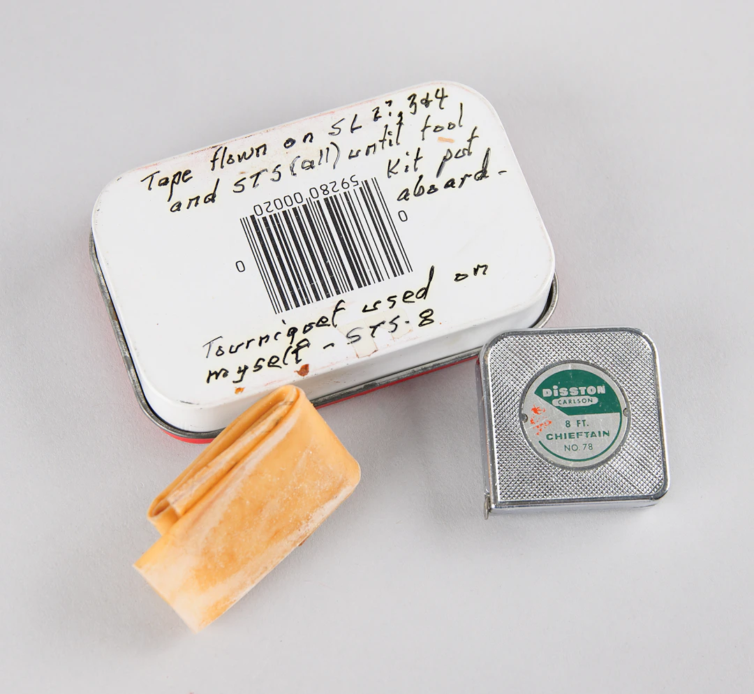 Skylab and Space Shuttle Measuring Tape and Tourniquet [Attested Flown]