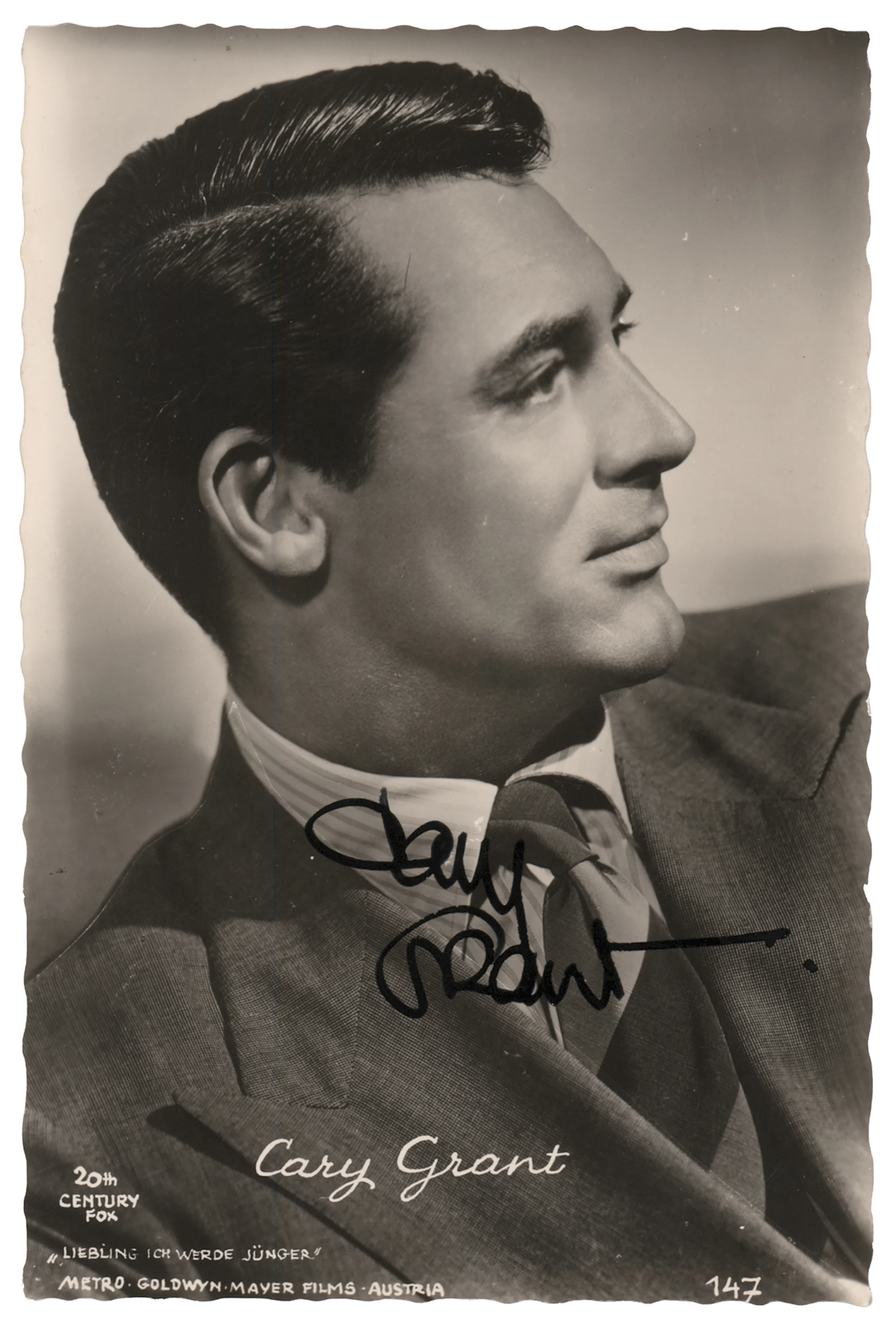 Cary Grant Signed Photograph