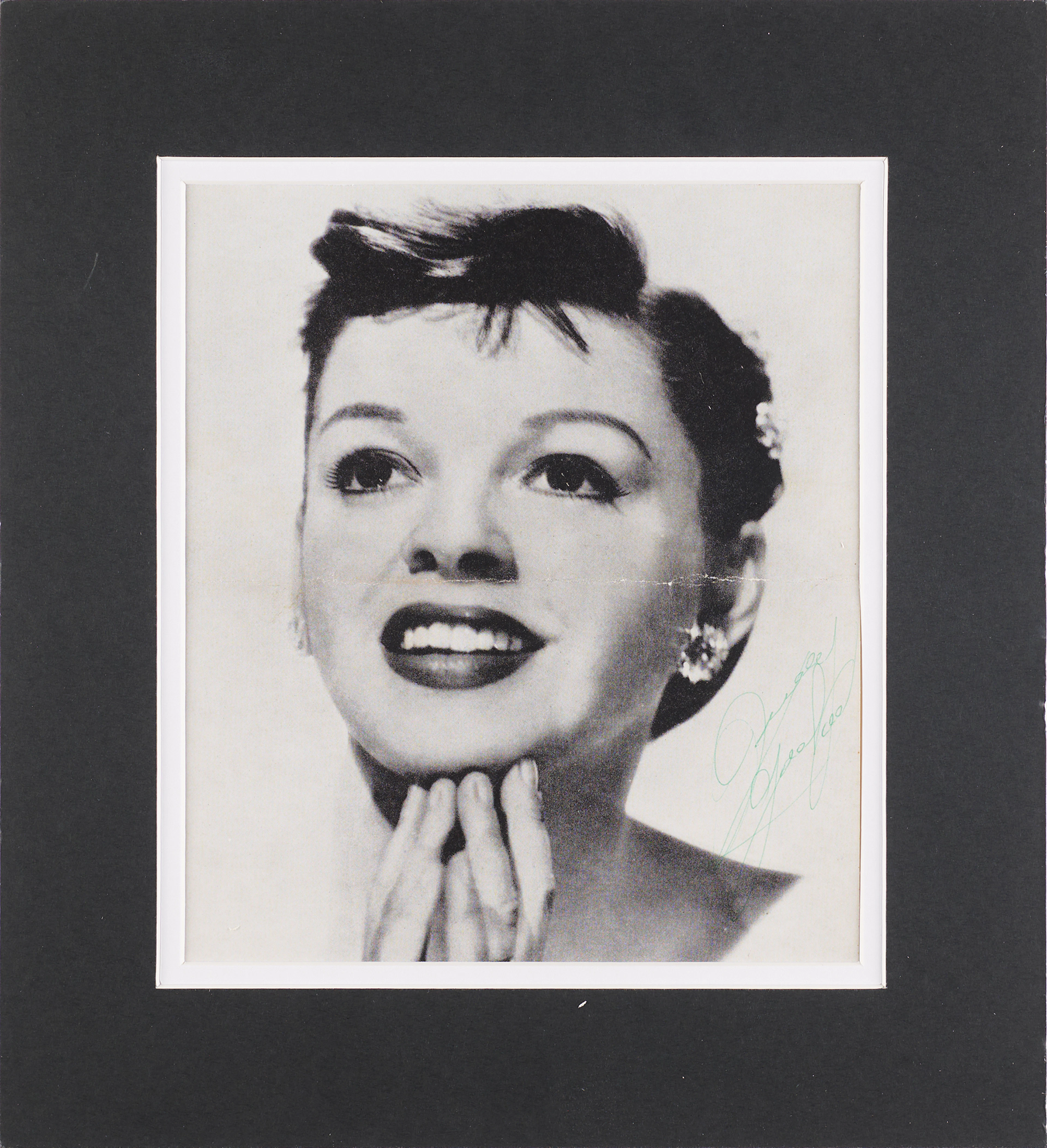 Judy Garland Signed Photograph
