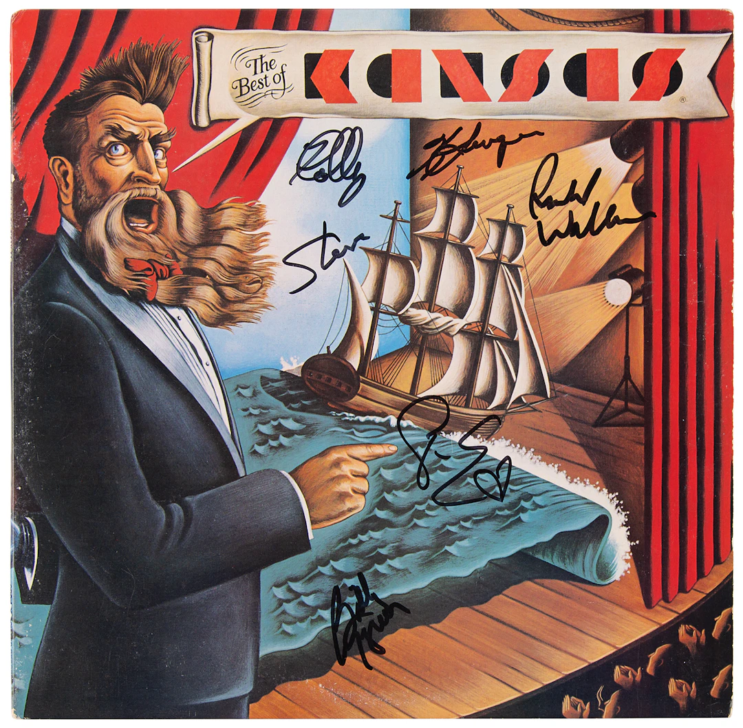 Kansas Signed Album - The Best of Kansas (Promotional)