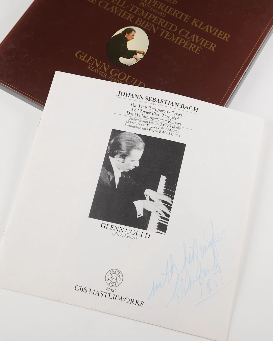 Glenn Gould Signed Album - Bach: The Well-Tempered Clavier