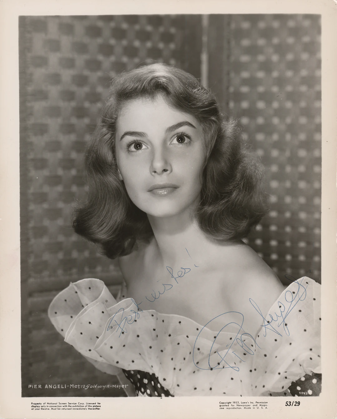 Pier Angeli Signed Photograph