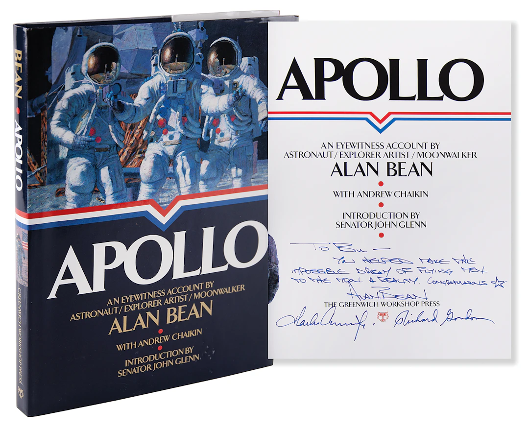 Apollo 12 Crew-Signed Book - From the Personal Collection of William