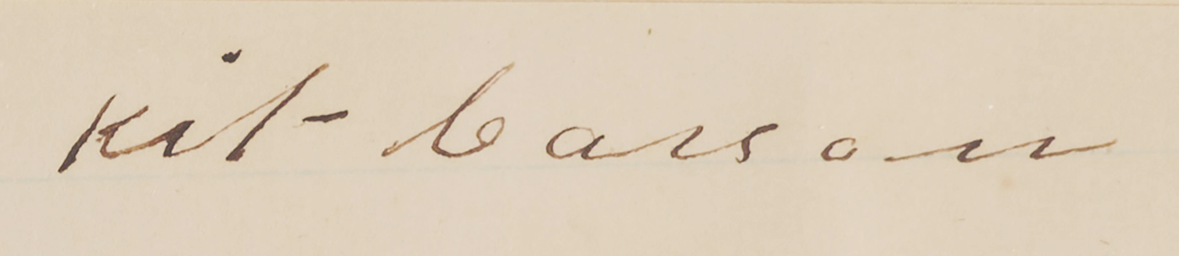 Kit Carson Signature