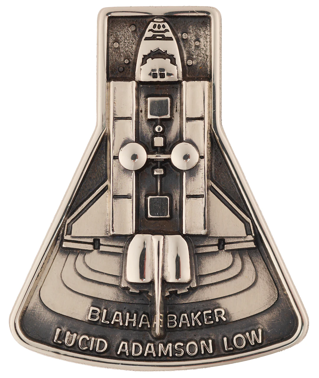 STS-43 Flown Robbins Medallion