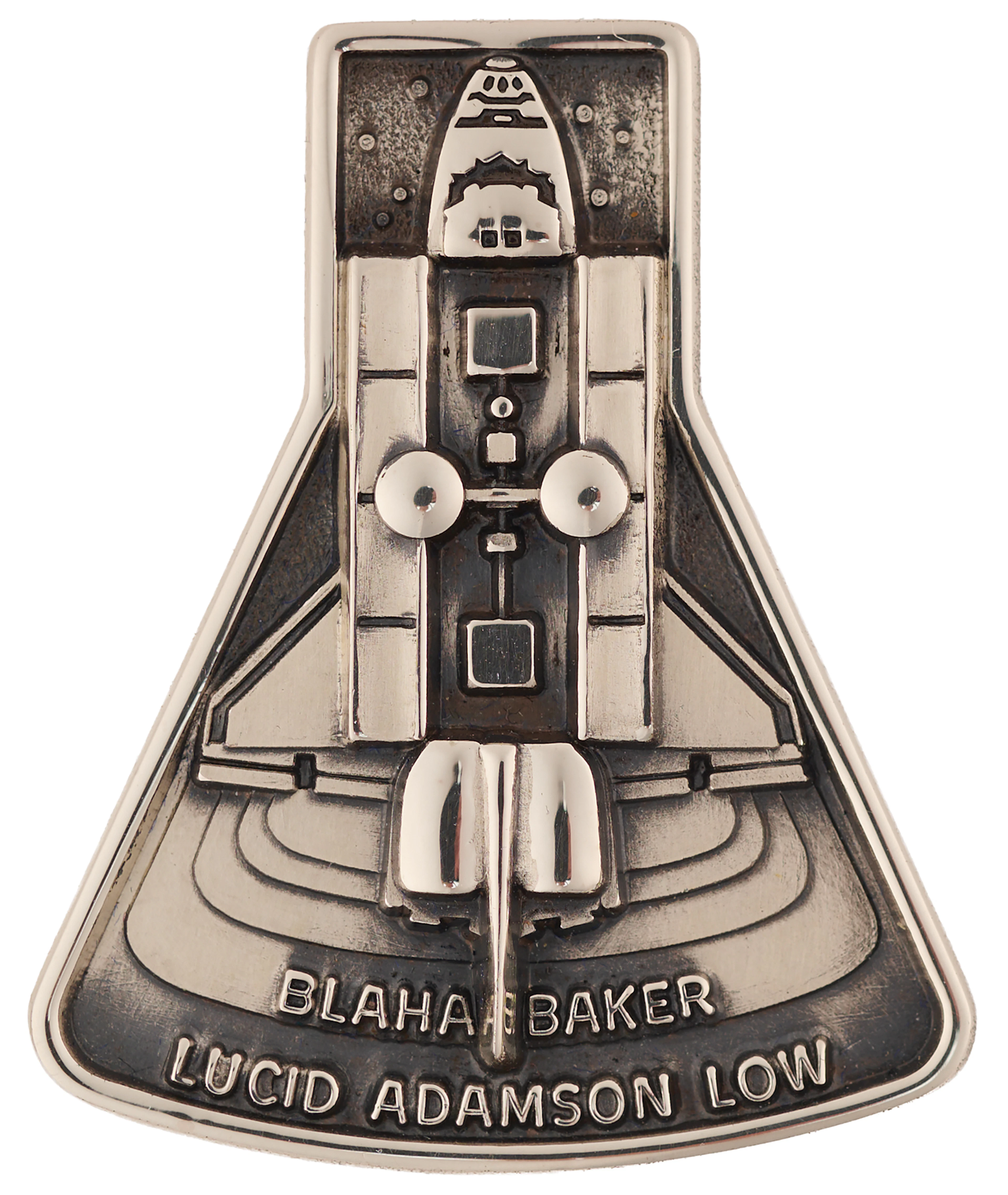 STS-43 Flown Robbins Medallion