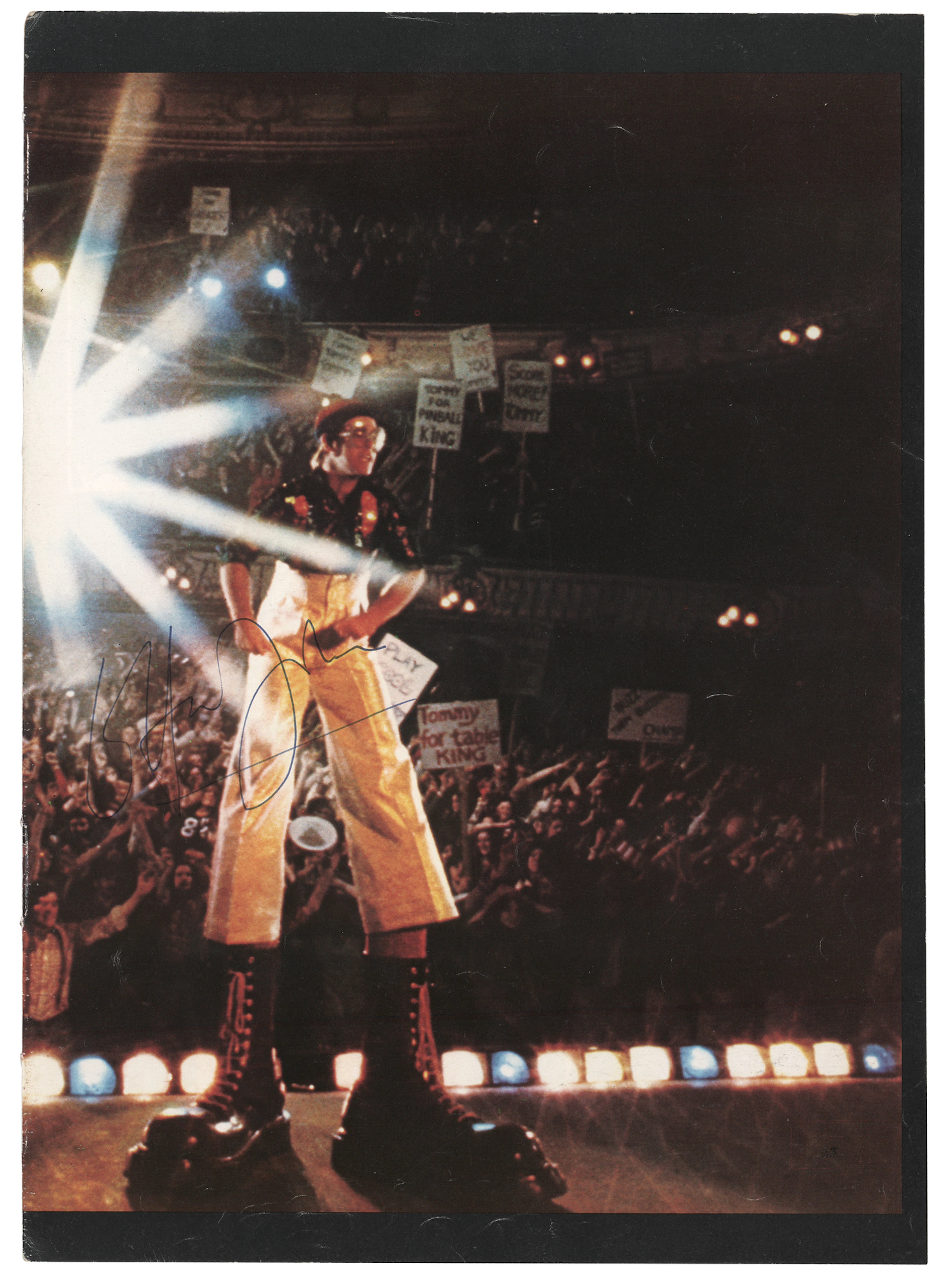 Elton John Signed Photograph