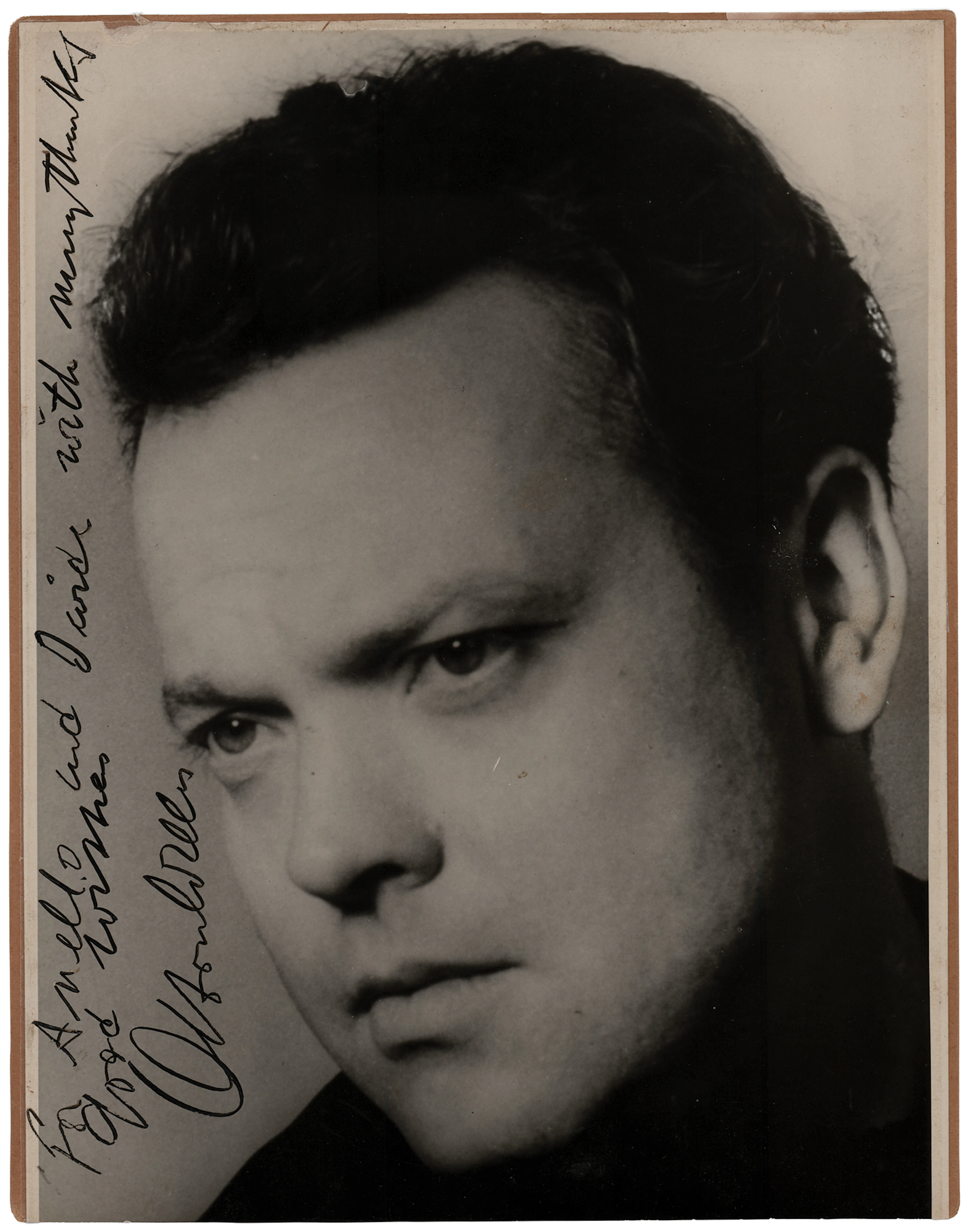 Orson Welles Signed Photograph