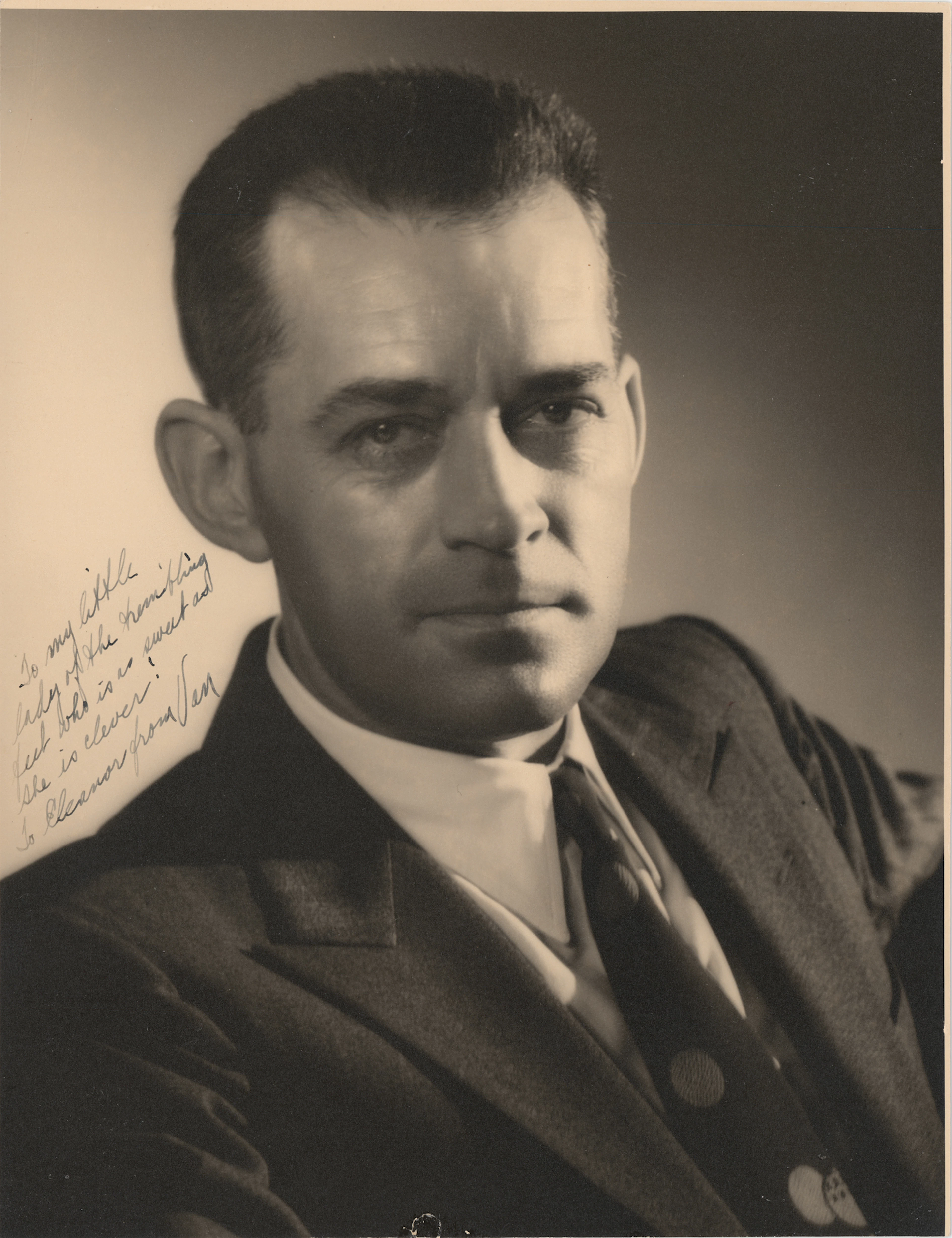 W. S. Van Dyke Oversized Signed Photograph to Eleanor Powell