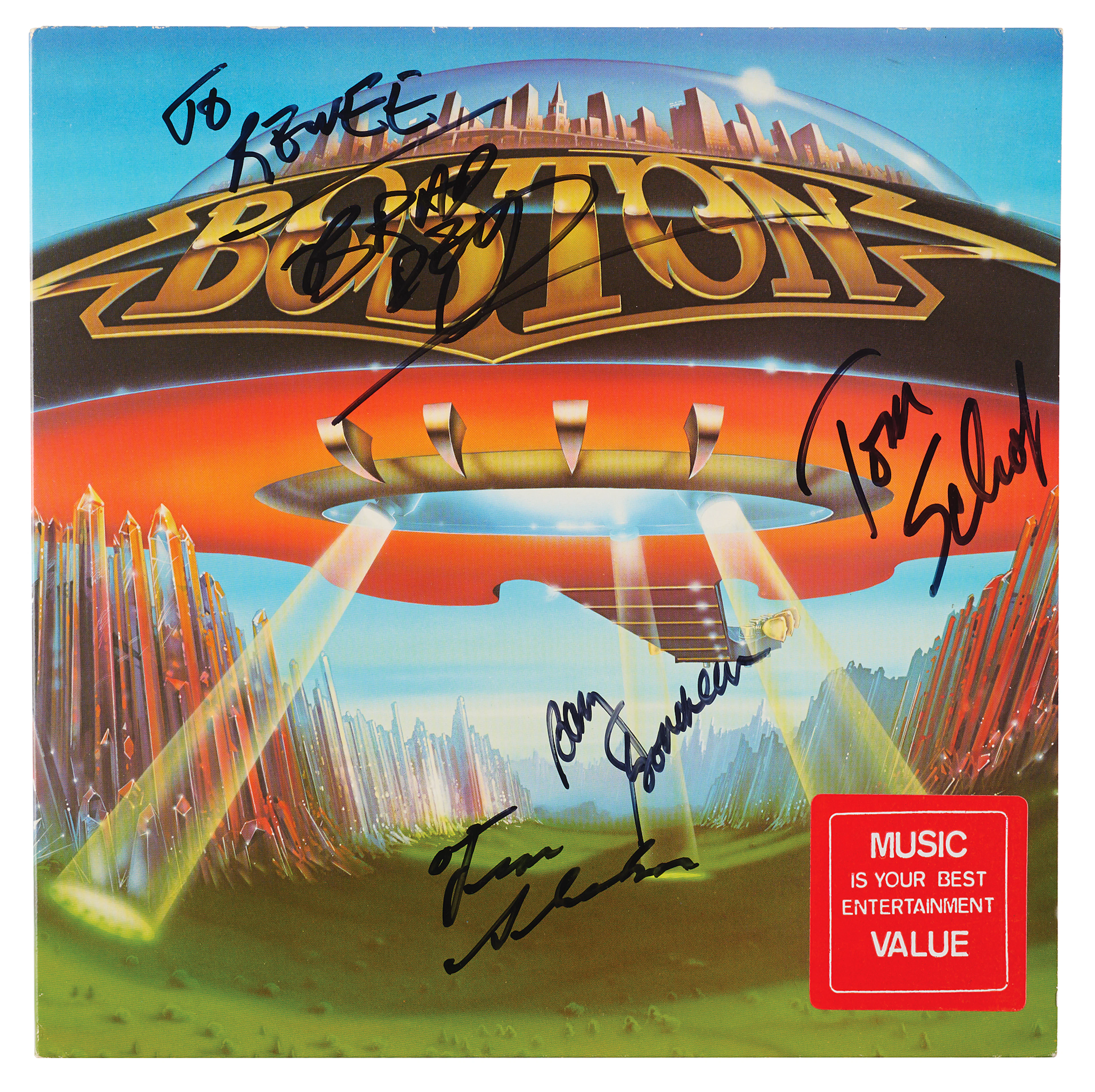 Boston Signed Album - Don't Look Back