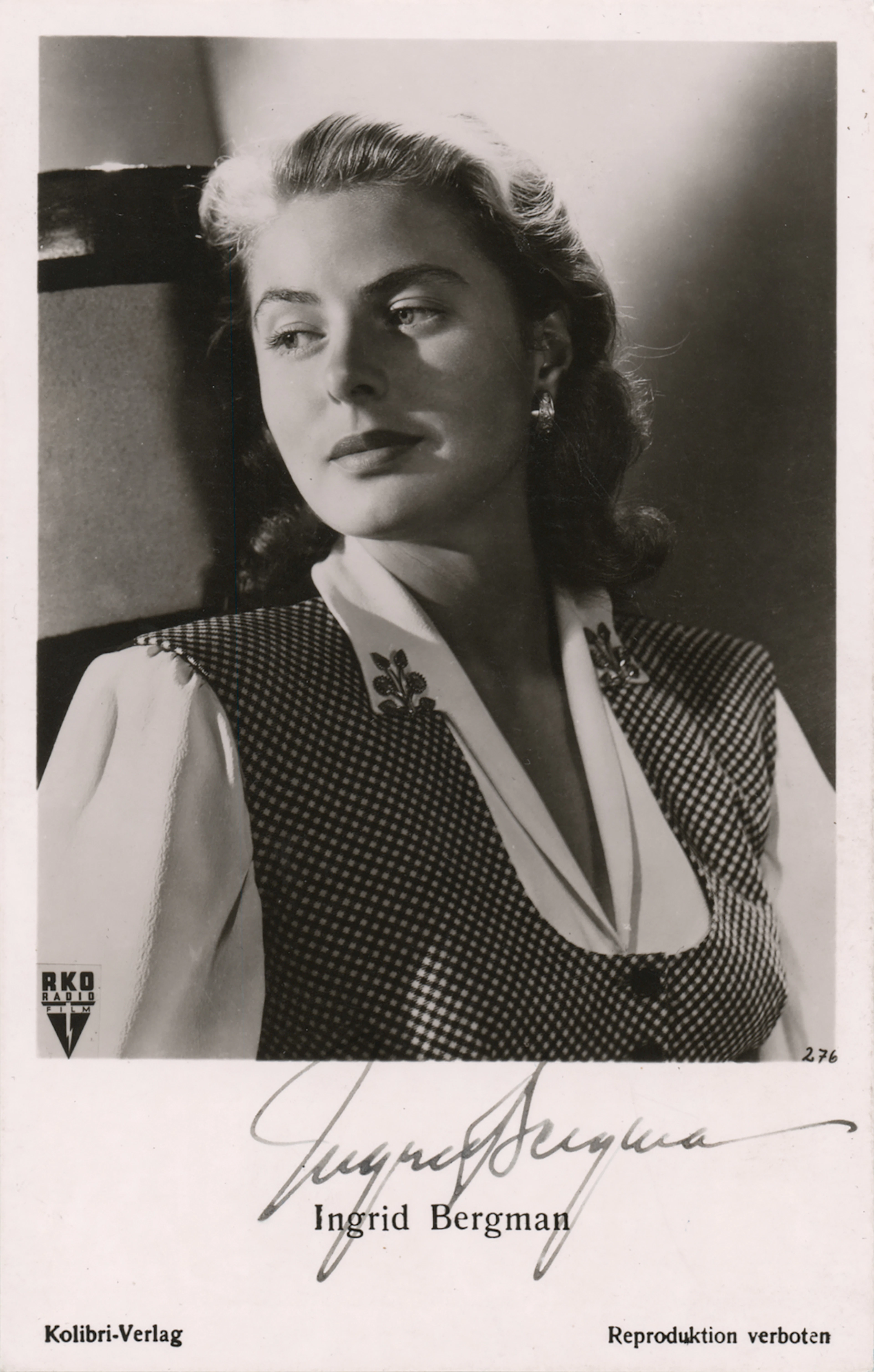 Ingrid Bergman Signed Photograph