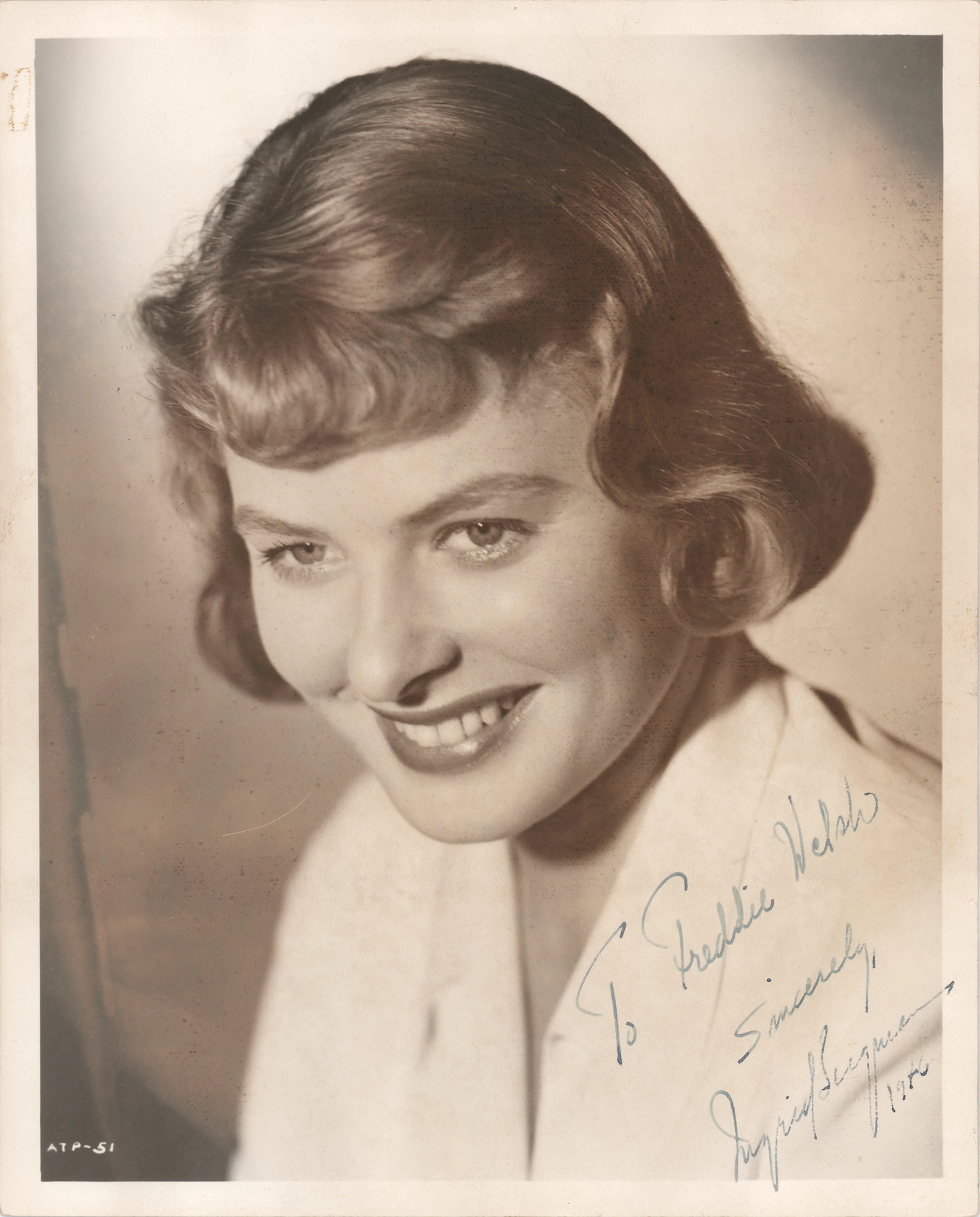 Ingrid Bergman Signed Photograph