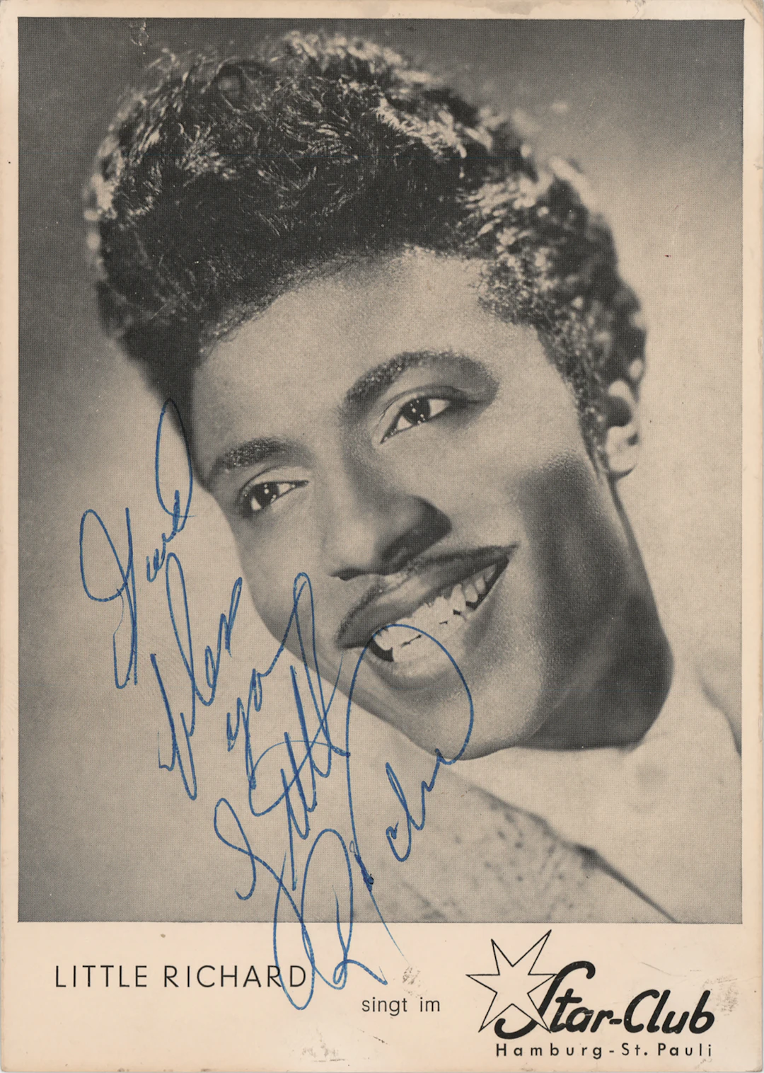 Little Richard Signed 'Star-Club' Photograph