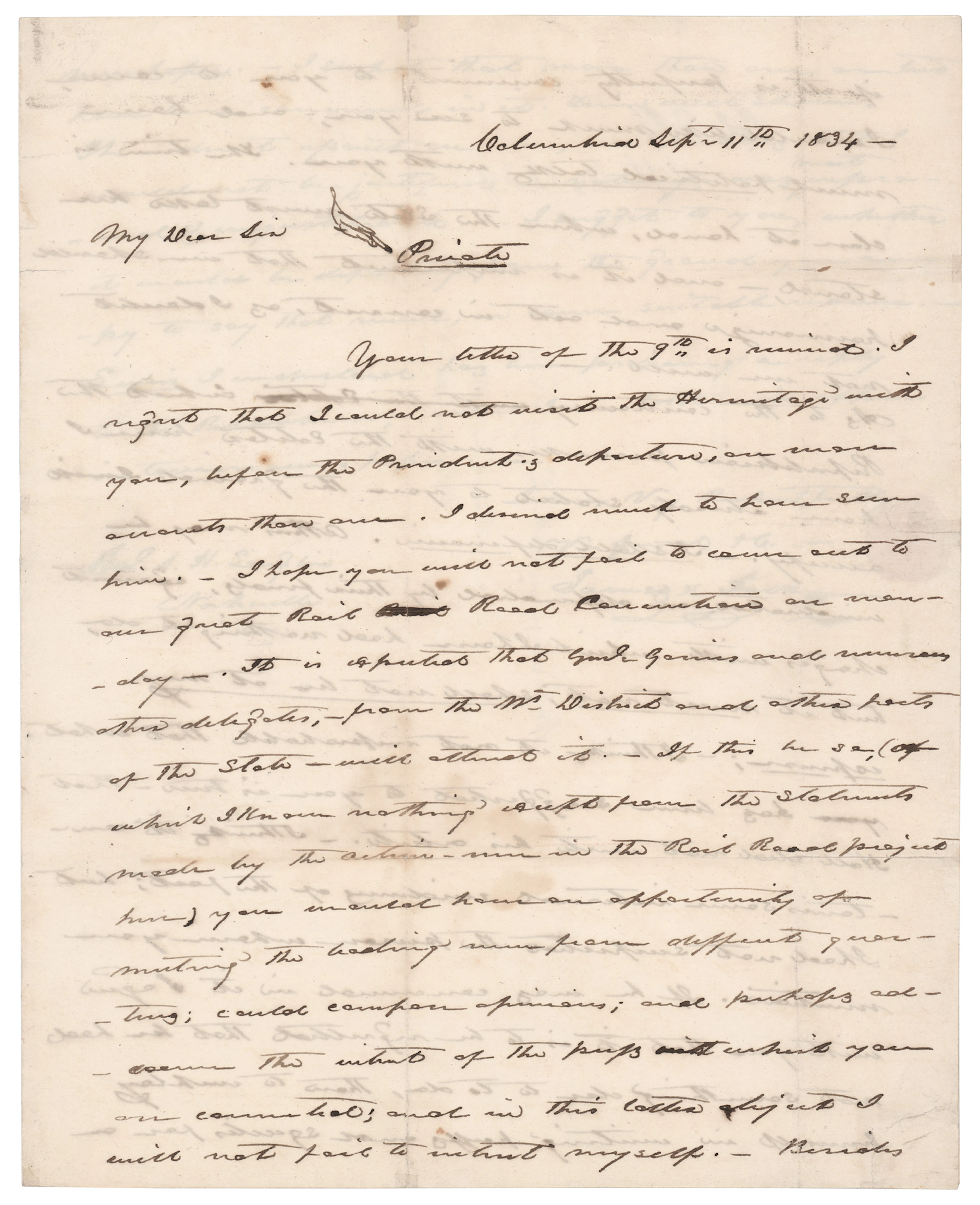 James K. Polk Autograph Letter Signed on Democratic Unity in Tennessee